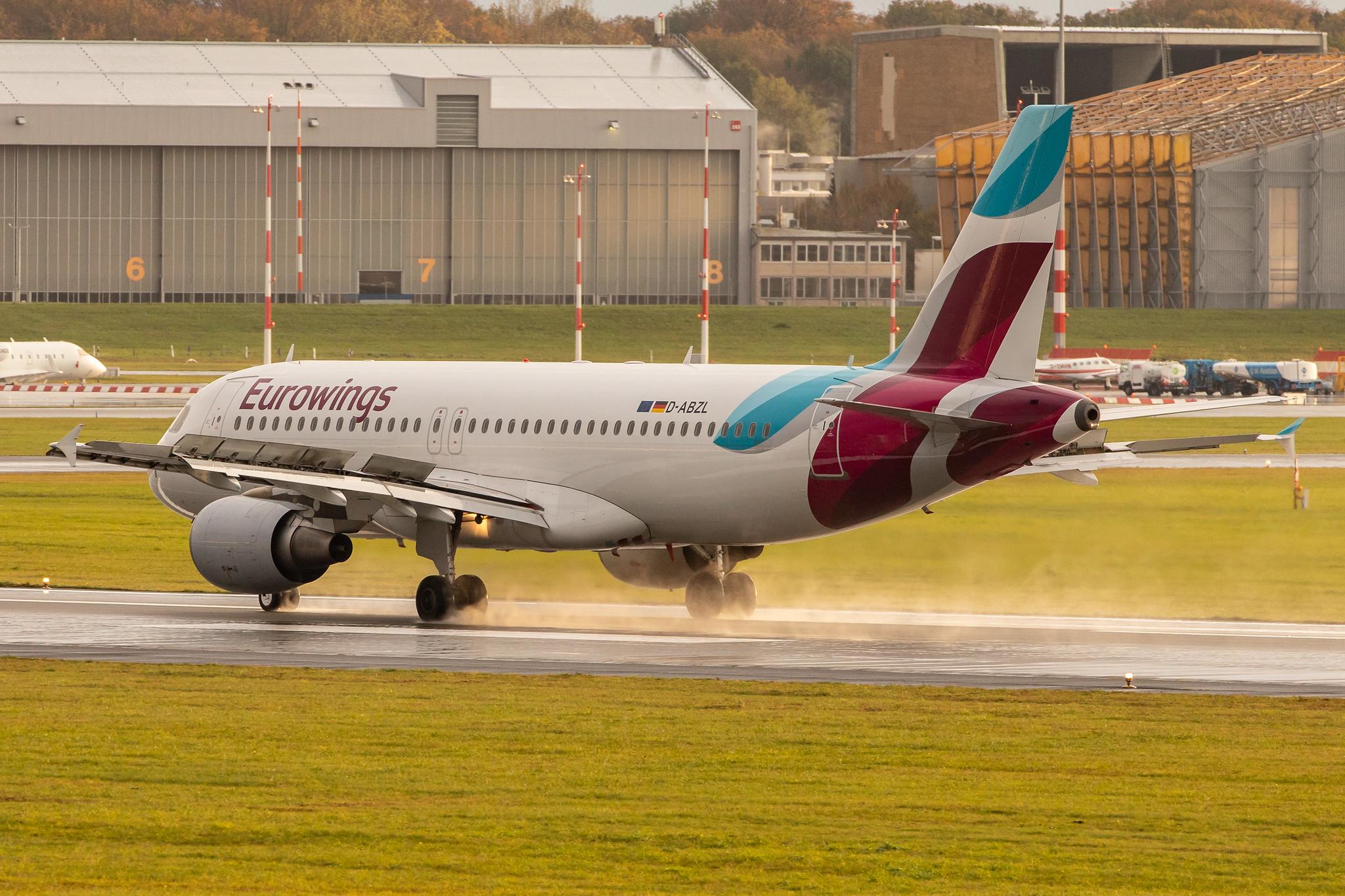 Hamburg Airport: Eurowings (EW / EWG) |  Airbus A320-216 A320 | D-ABZL | MSN 3178