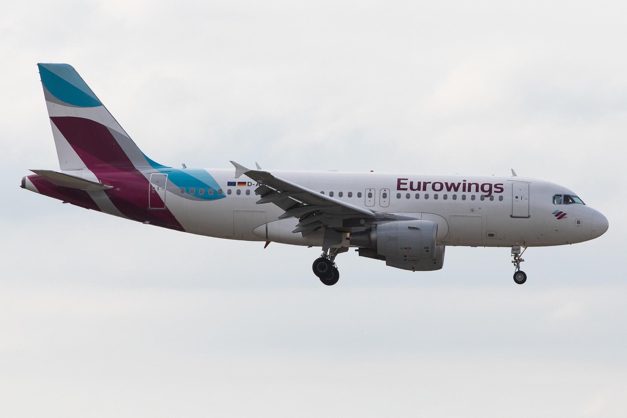 Düsseldorf Airport: Eurowings (EW / EWG) |  Airbus A319-112 A319 | D-ABGP | MSN 3728