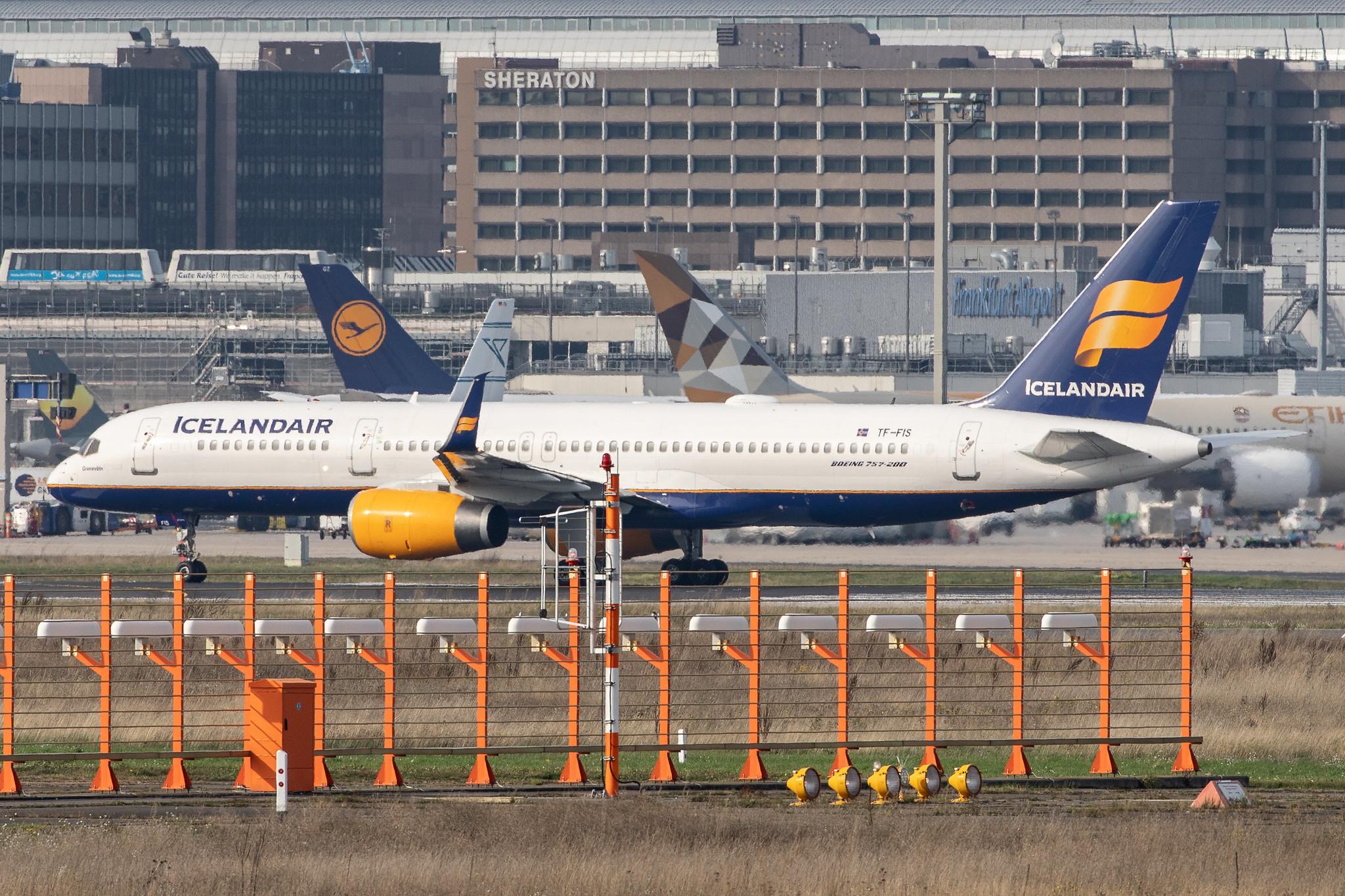 Frankfurt Airport: Icelandair (FI / ICE) |  Boeing 757-256 B752 | TF-FIS | MSN 26245