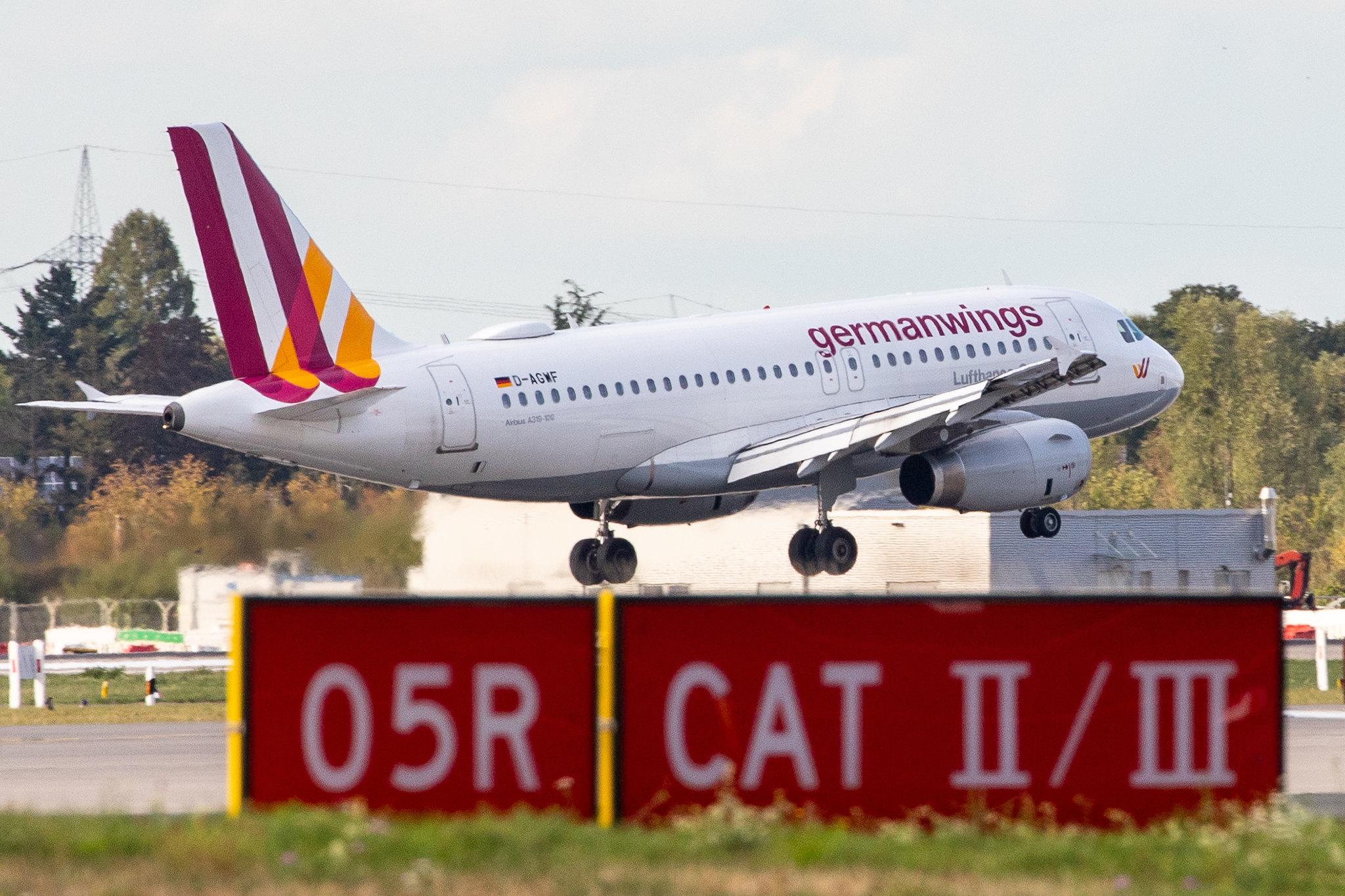 Düsseldorf Airport: Eurowings (EW / EWG) |  Airbus A319-132 A319 | D-AGWF | MSN 3172