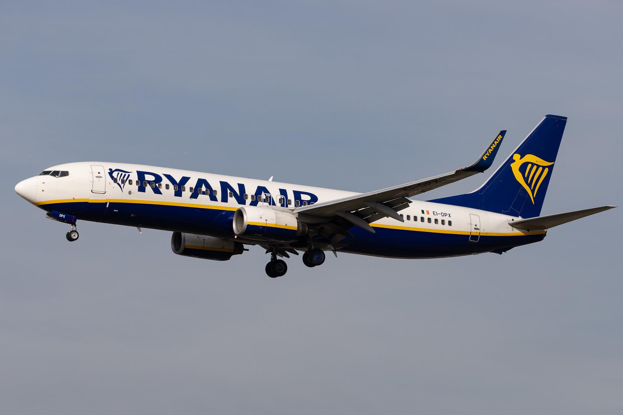 Frankfurt Airport: Ryanair (FR / RYR) |  Boeing 737-8AS B738 | EI-DPX | MSN 35553