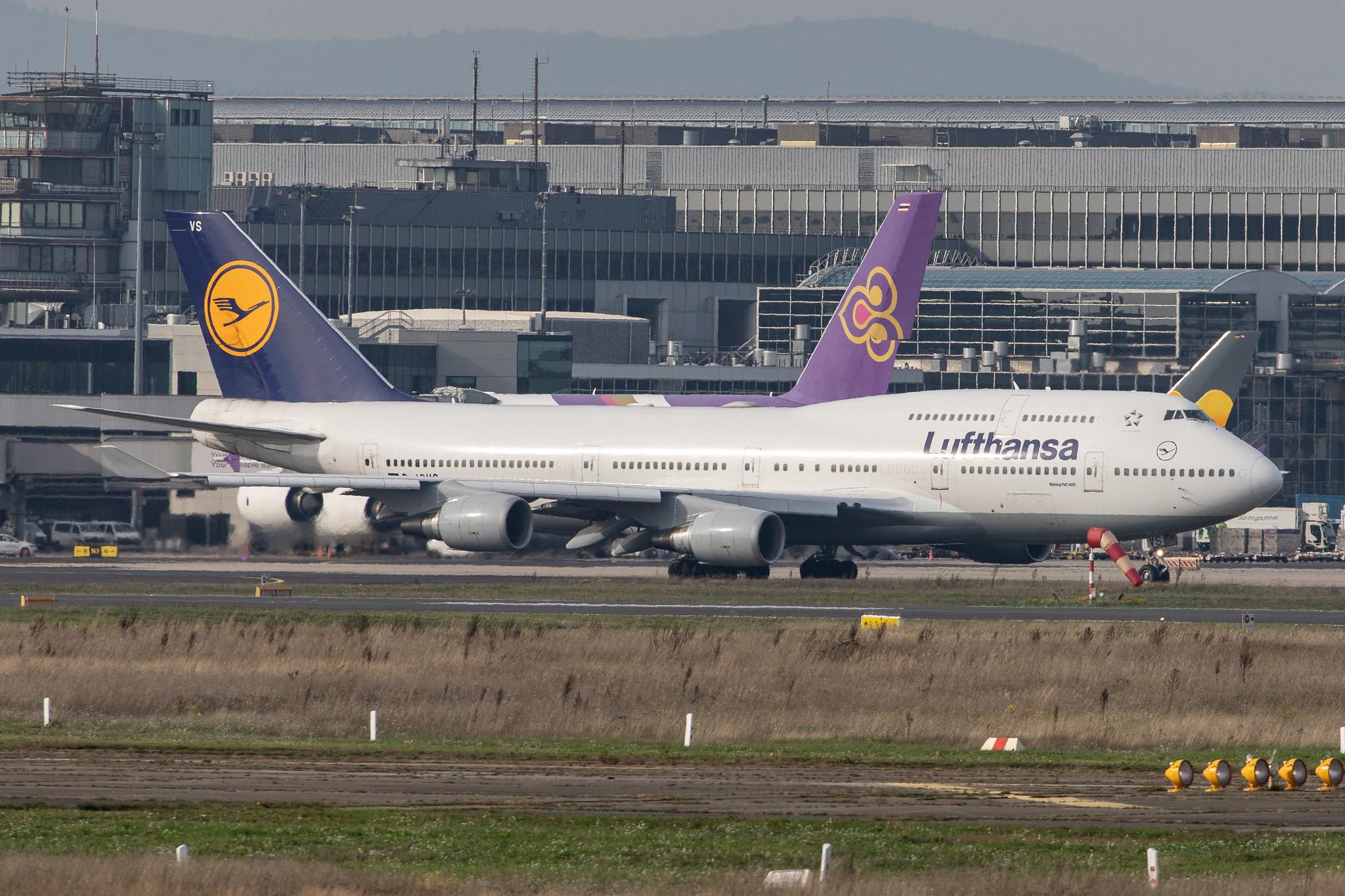 Frankfurt Airport: Lufthansa (LH / DLH) |  Boeing 747-430 B744 | D-ABVS | MSN 28286