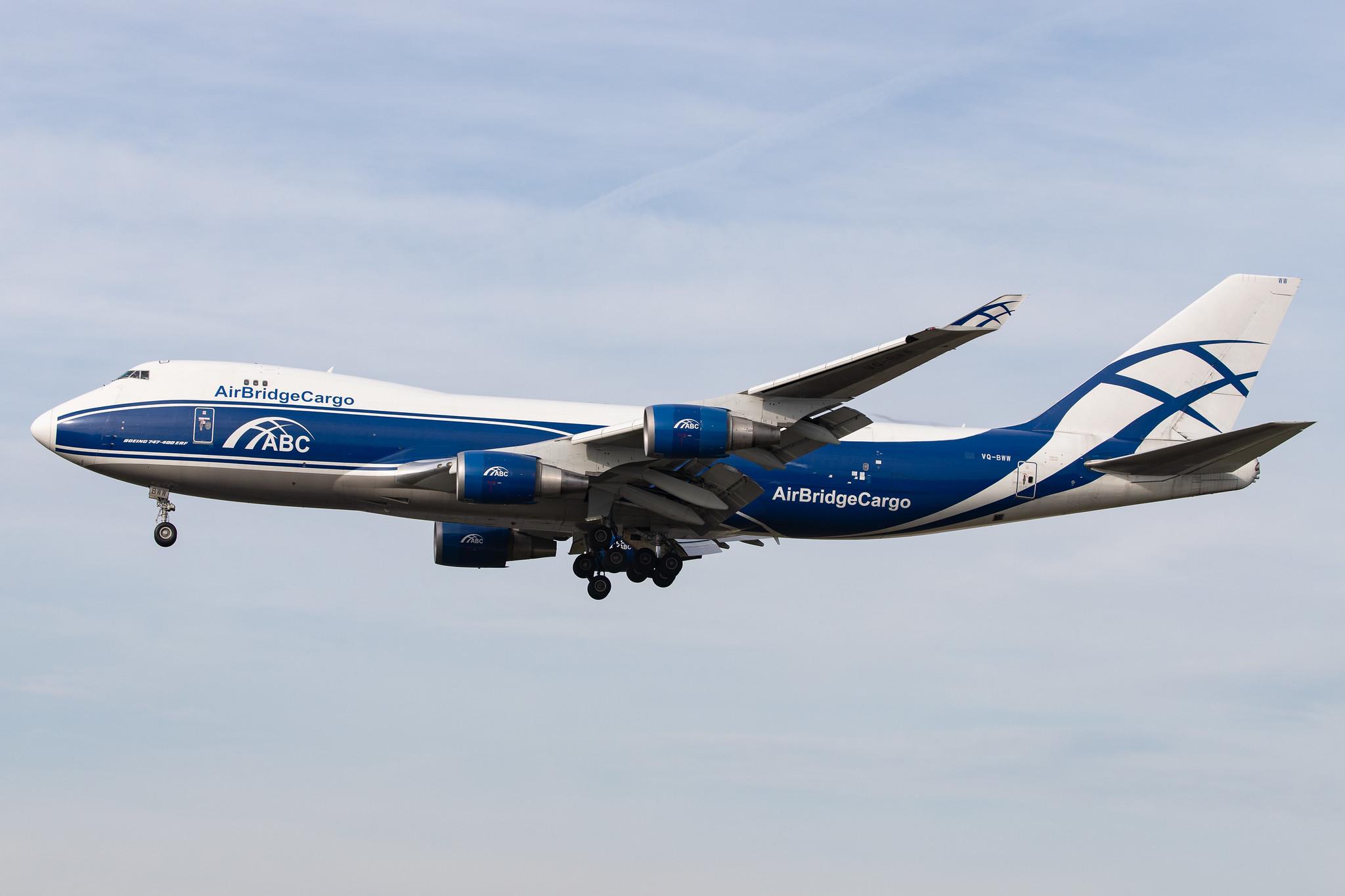 Frankfurt Airport: AirBridgeCargo (RU / ABW) | Operator: AirBridgeCargo Airlines |  Boeing 747-406F(ER) B744 | VQ-BWW | MSN 35233
