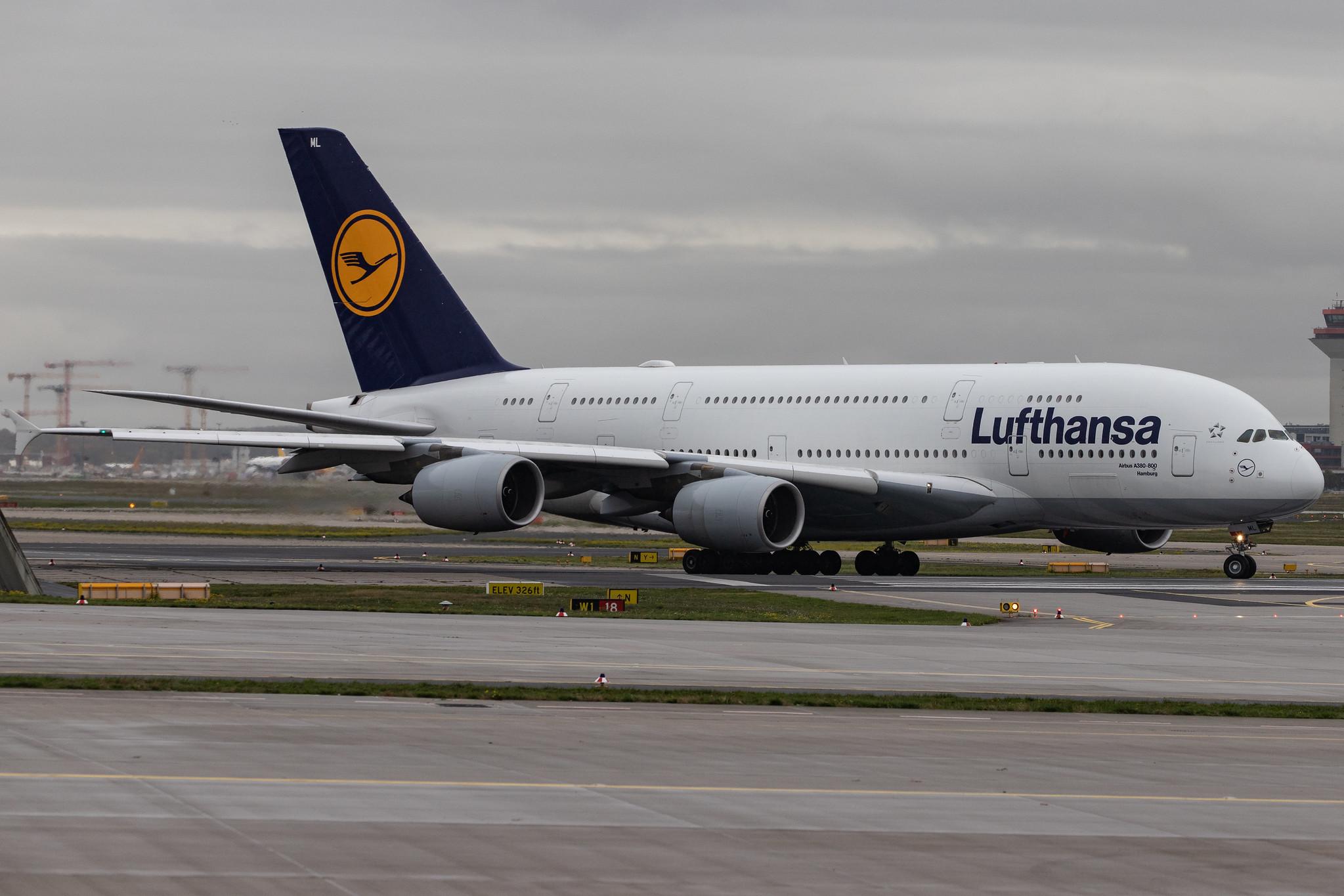 Frankfurt Airport: Lufthansa (LH / DLH) |  Airbus A380-841 A388 | D-AIML | MSN 149