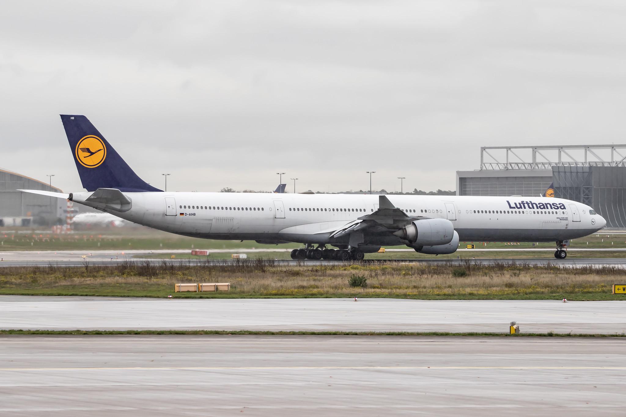 Frankfurt Airport: Lufthansa (LH / DLH) |  Airbus A340-642 A346 | D-AIHB | MSN 0517