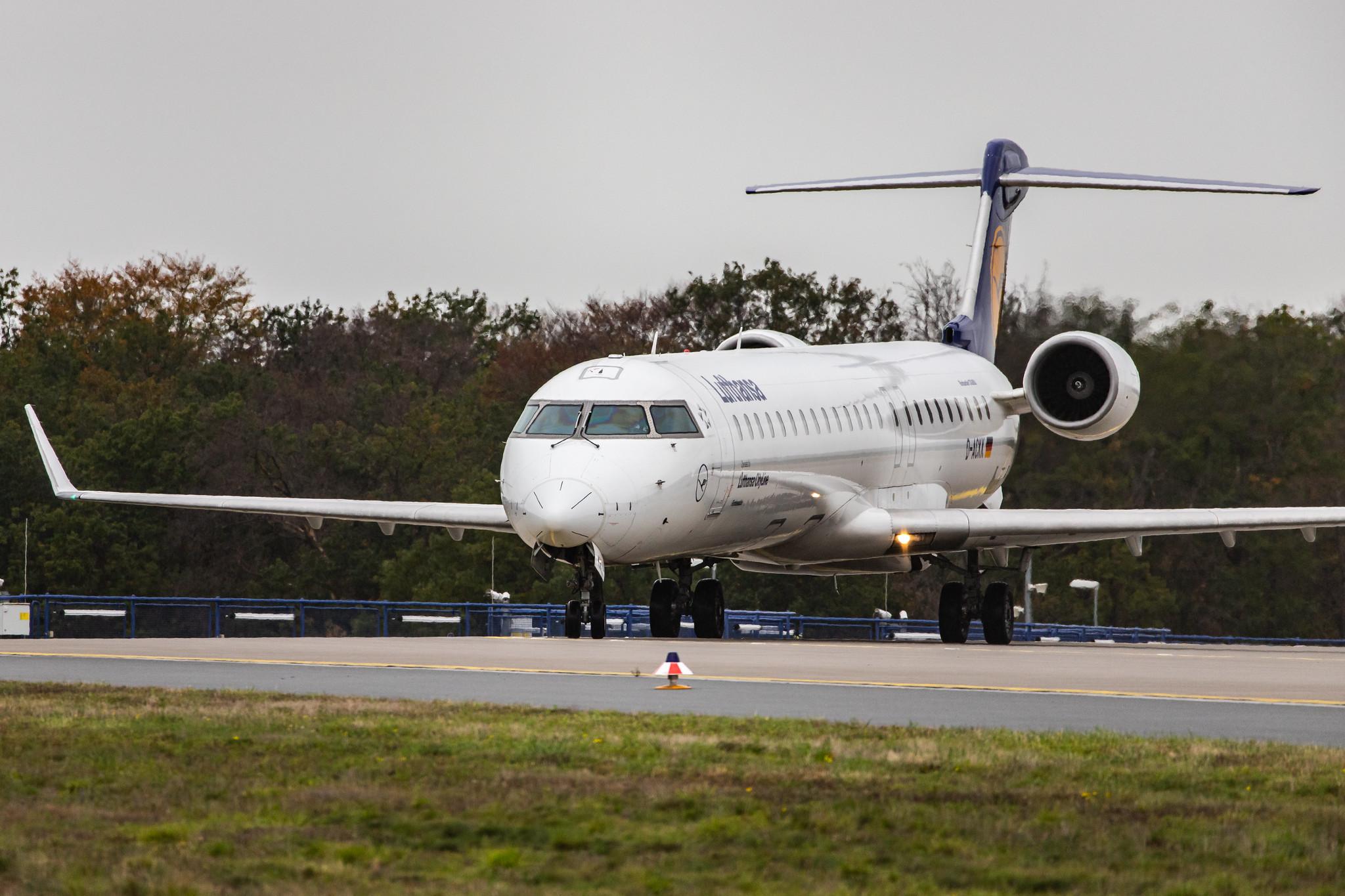 Frankfurt Airport: Lufthansa (LH / DLH) | Operator: Lufthansa CityLine |  Bombardier CRJ-900LR CRJ9 | D-ACKK | MSN 15094
