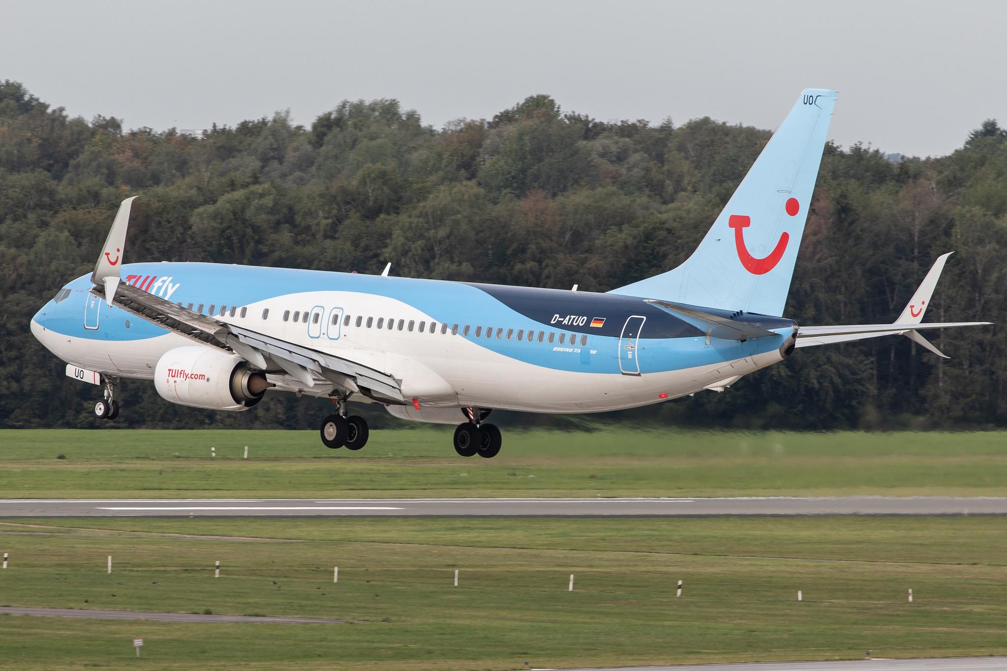 Hamburg Airport: TUI (X3 / TUI) | Operator: TUI fly |  Boeing 737-8K2 B738 | D-ATUO | MSN 41661