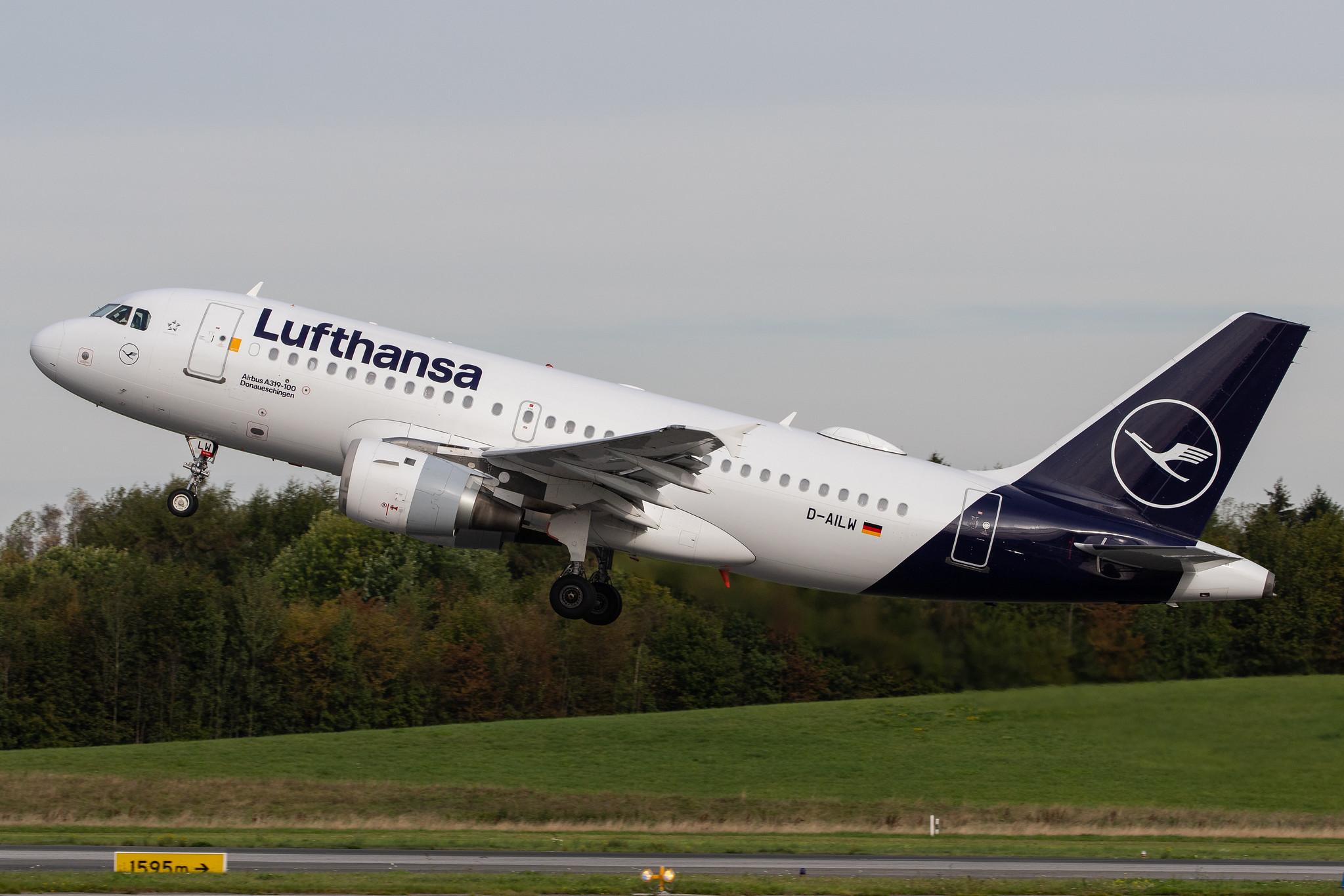 Hamburg Airport: Lufthansa (LH / DLH) |  Airbus A319-114 A319 | D-AILW | MSN 0853