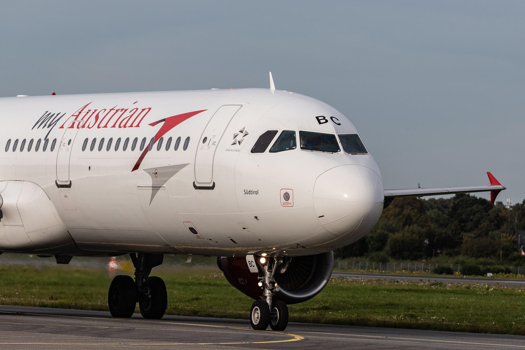 Hamburg Airport: Austrian Airlines (OS / AUA) |  Airbus A321-111 A321 | OE-LBC | MSN 0581
