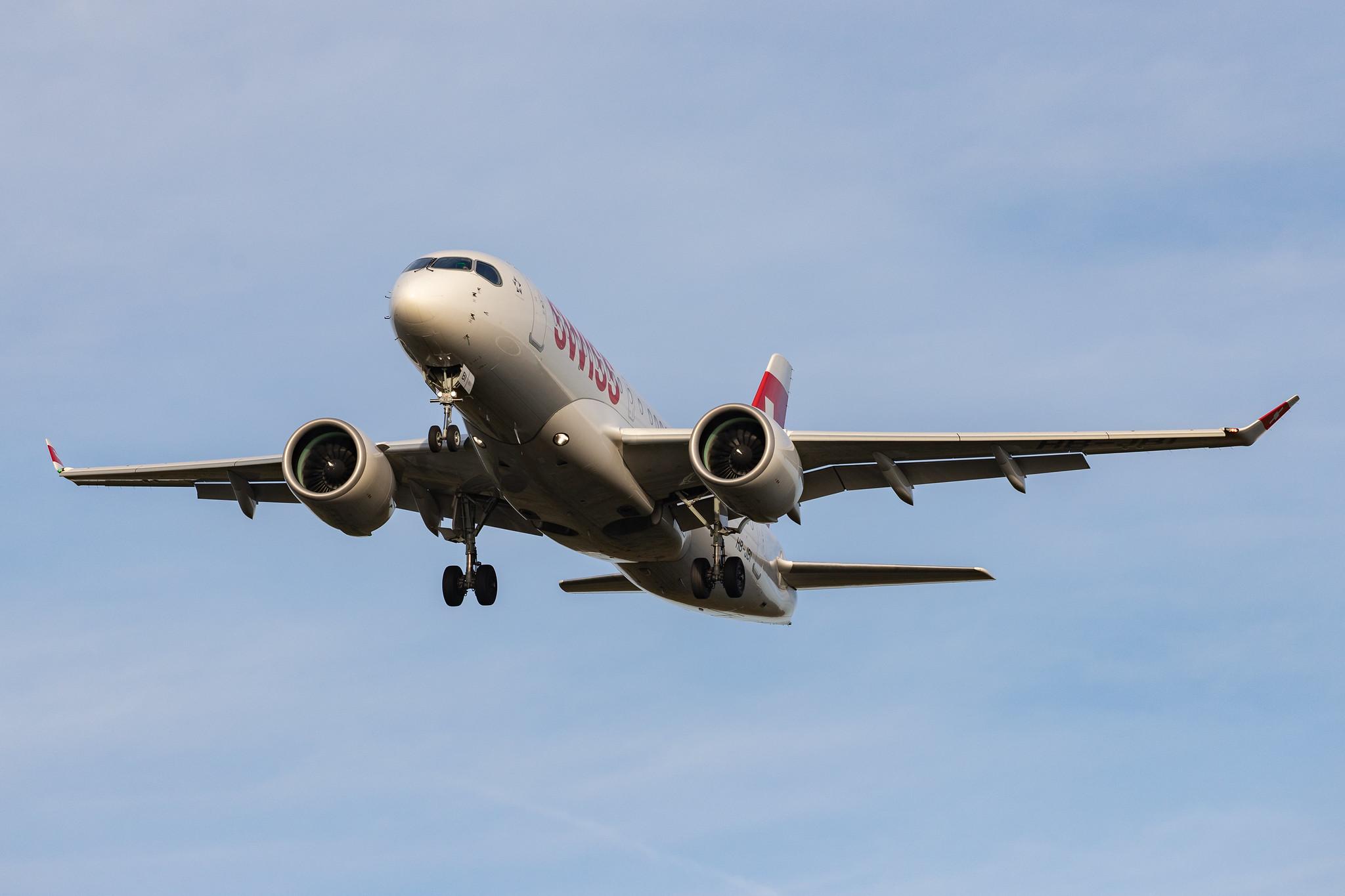 Frankfurt Airport: Swiss (LX / SWR) |  Airbus A220-100 BCS1 | HB-JBI | MSN 50018