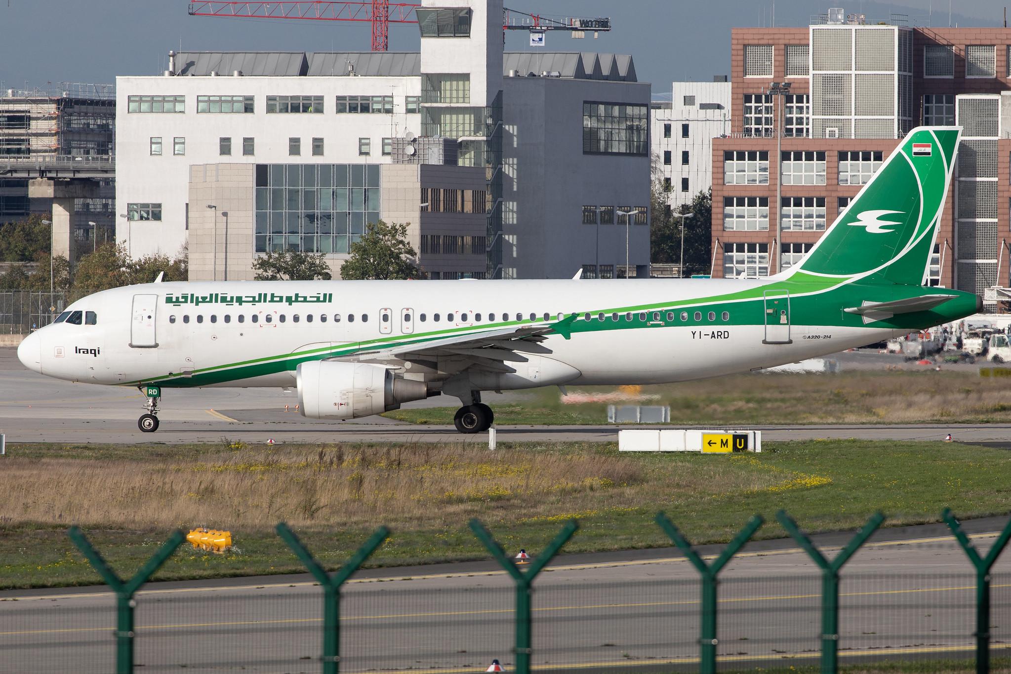 Frankfurt Airport: Iraqi Airways (IA / IAW) |  Airbus A320-214 A320 | YI-ARD | MSN 5464
