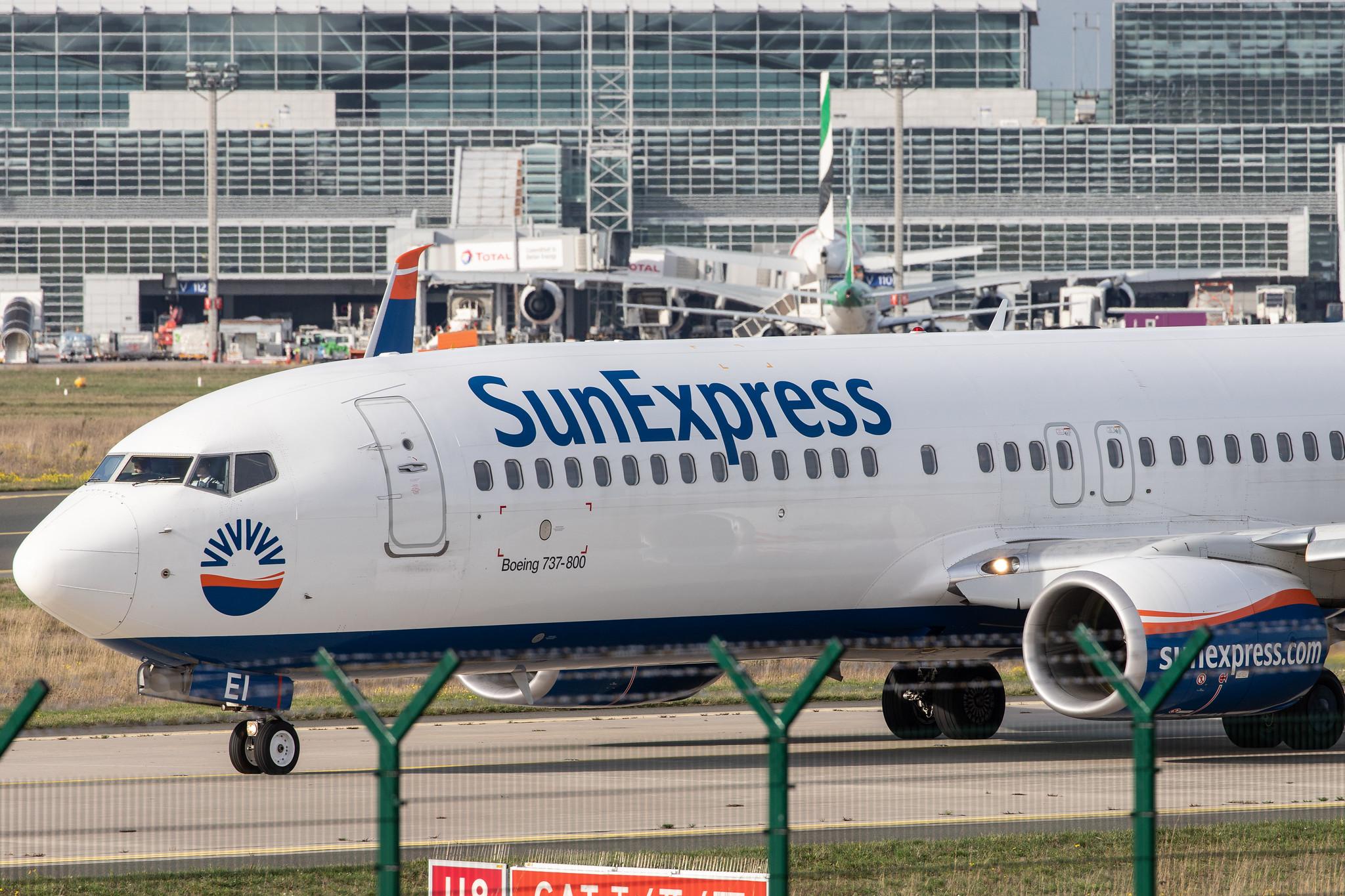Frankfurt Airport: SunExpress (XQ / SXS) |  Boeing 737-8HC B738 | TC-SEI | MSN 61170