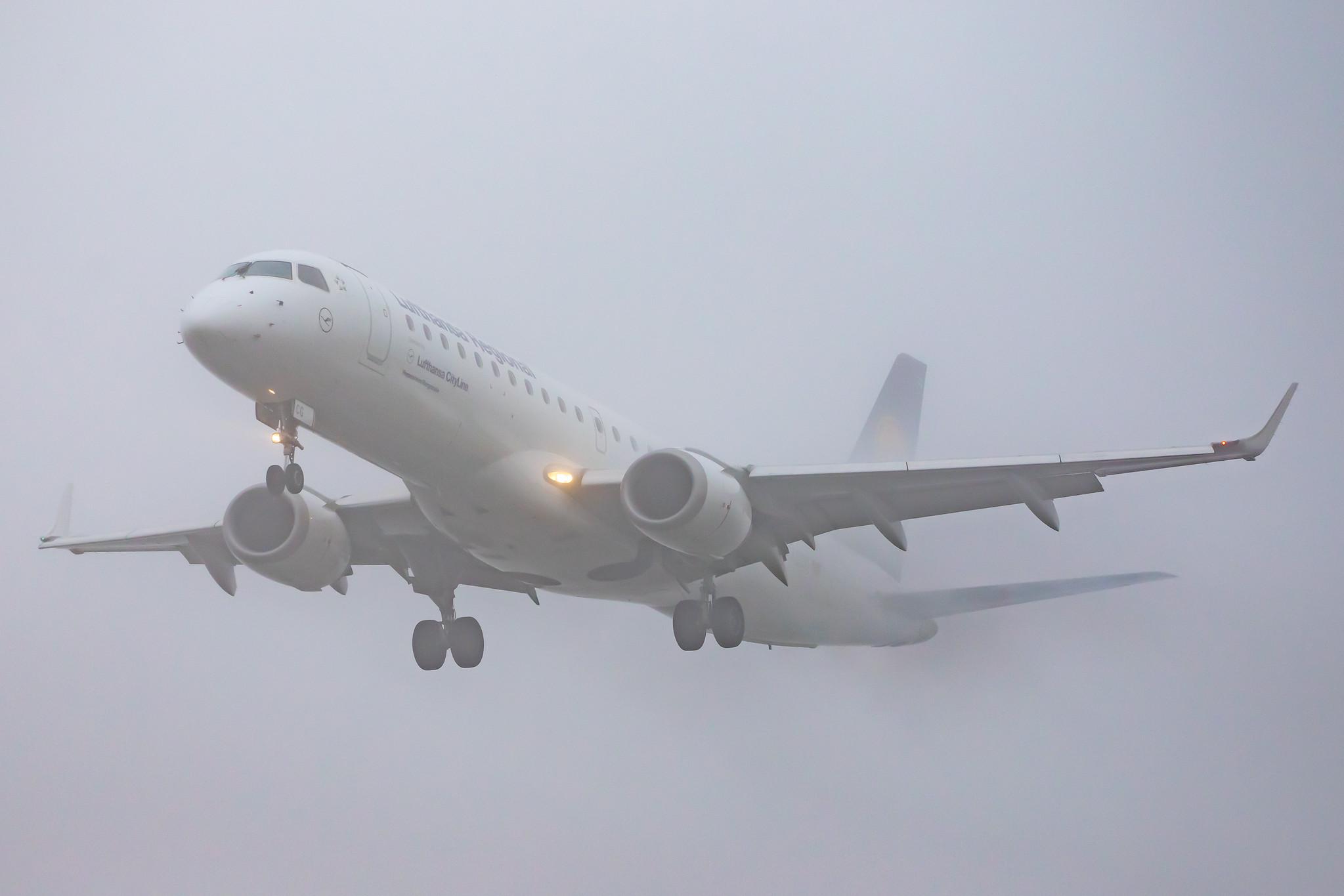 Frankfurt Airport: Lufthansa (LH / DLH) | Operator: Lufthansa CityLine |  Embraer ERJ-190LR E190 | D-AECG | MSN 19000368