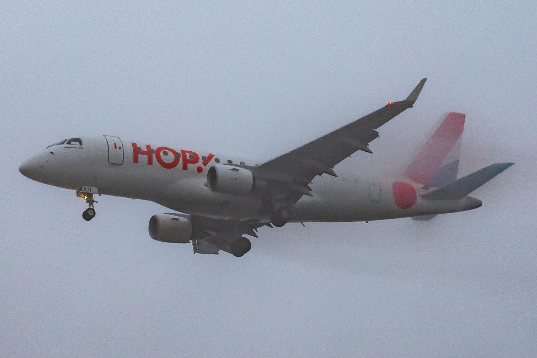 Frankfurt Airport: Air France (AF / AFR) | Operator: HOP! |  Embraer ERJ-170LR E170 | F-HBXM | MSN 17000010