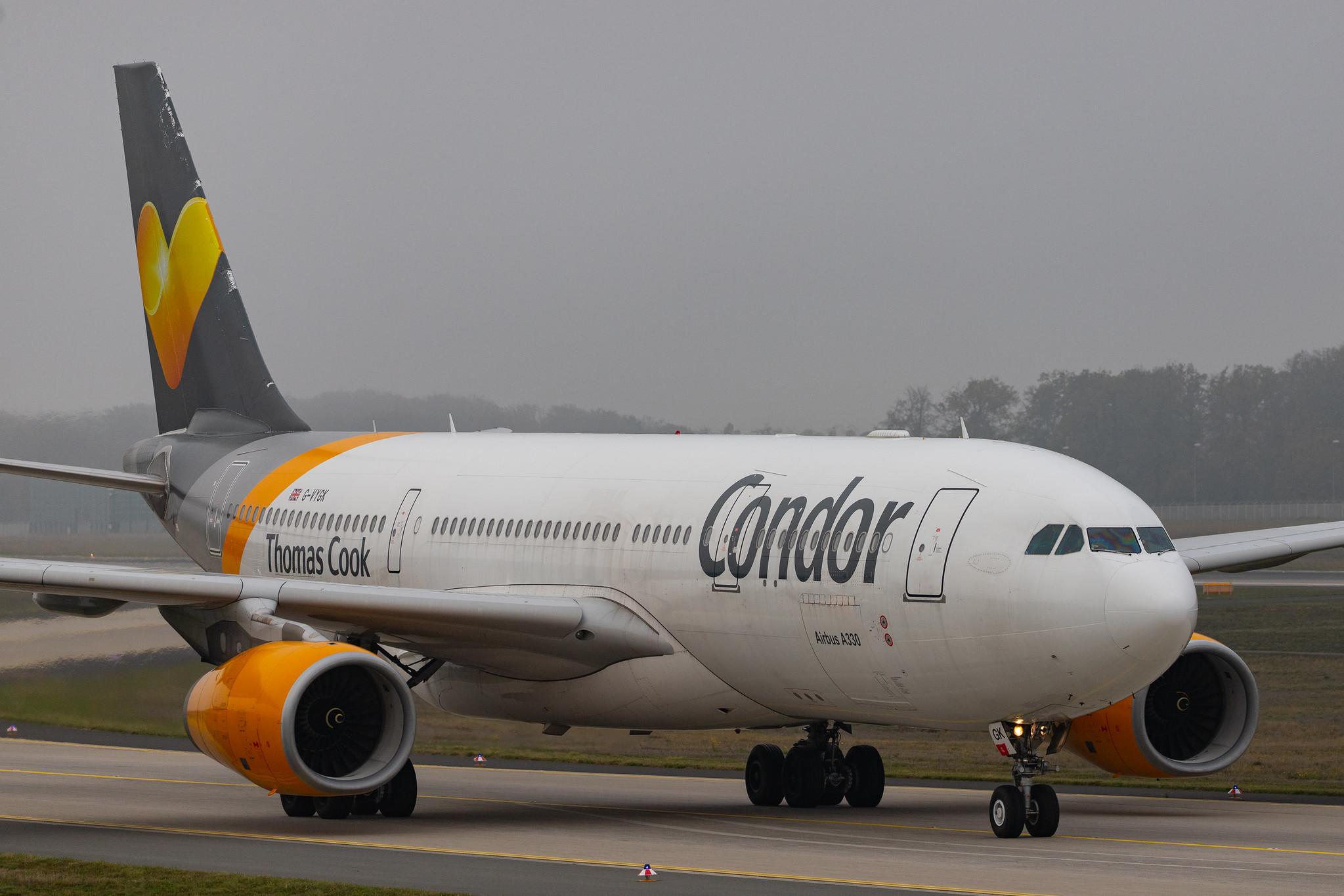 Frankfurt Airport: Condor (DE / CFG) | Operator: AirTanker |  Airbus A330-243 A332 | G-VYGK | MSN 1498