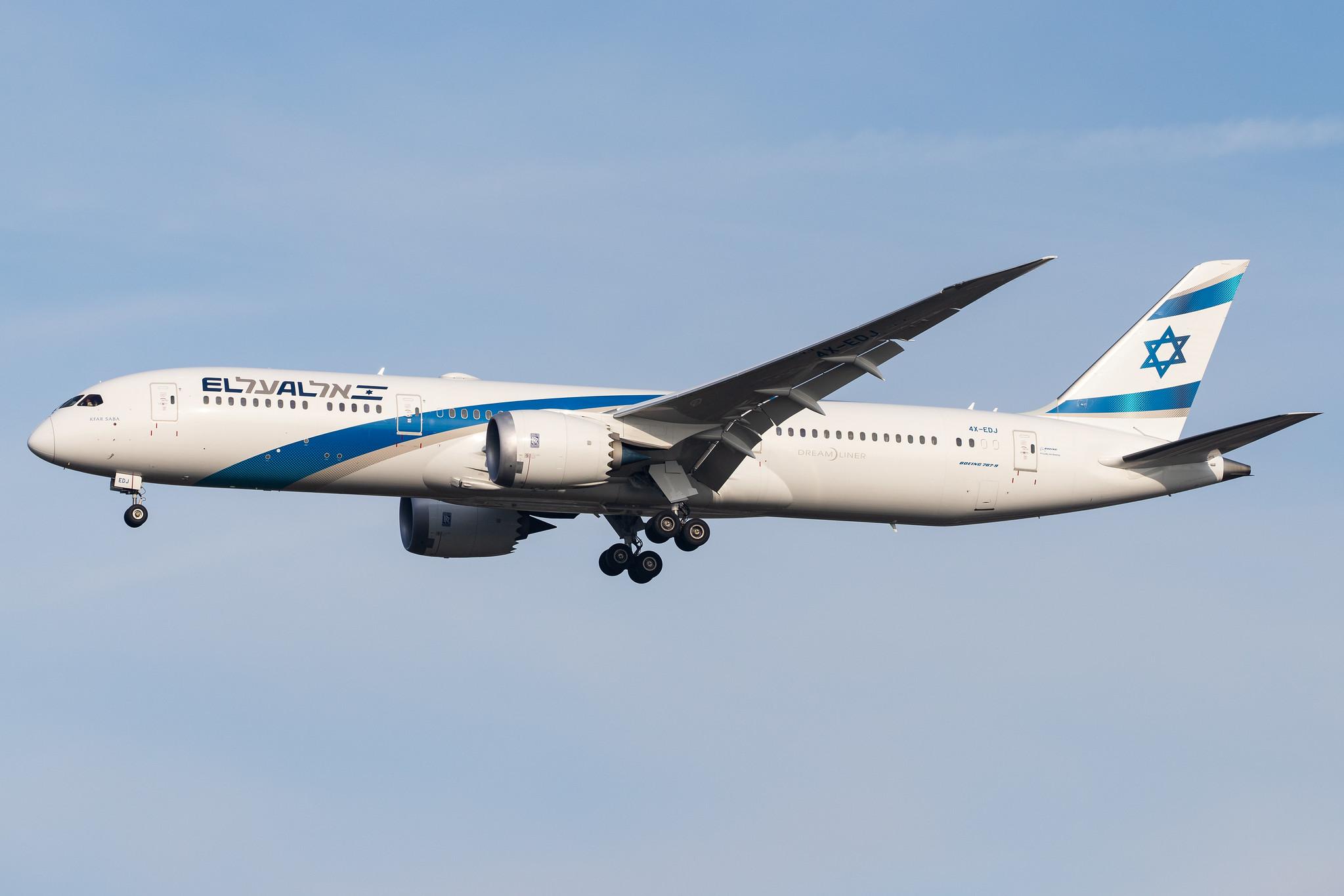 London Heathrow Airport: El Al Israel Airlines (LY / ELY) | Operator: El Al |  Boeing 787-9 Dreamliner B789 | 4X-EDJ | MSN 65086