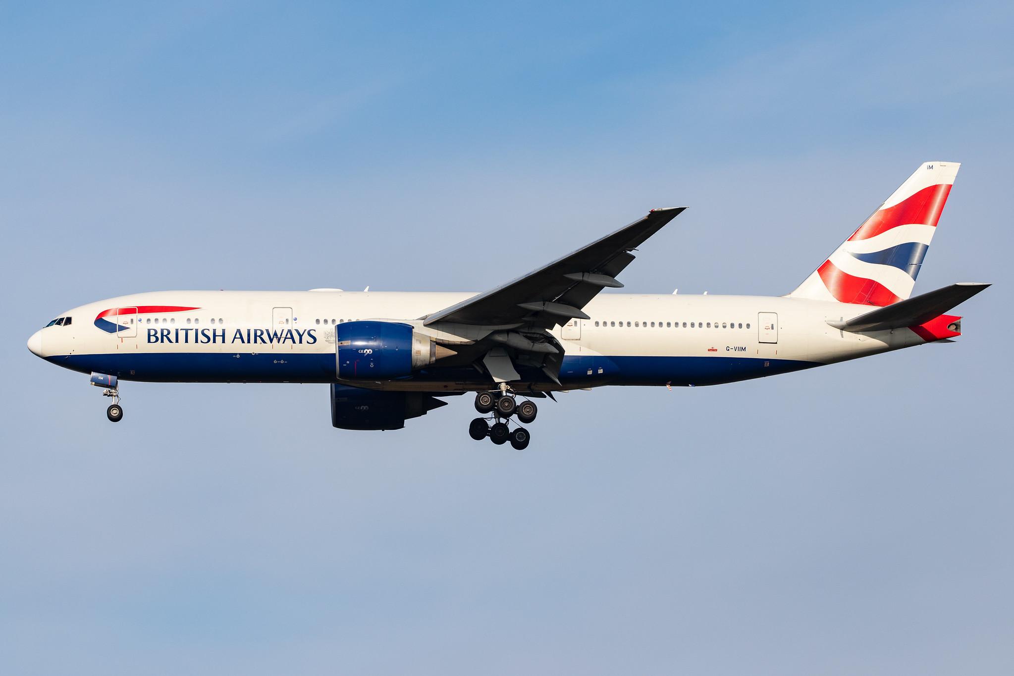 London Heathrow Airport: British Airways (BA / BAW) |  Boeing 777-236(ER) B772 | G-VIIM | MSN 28841