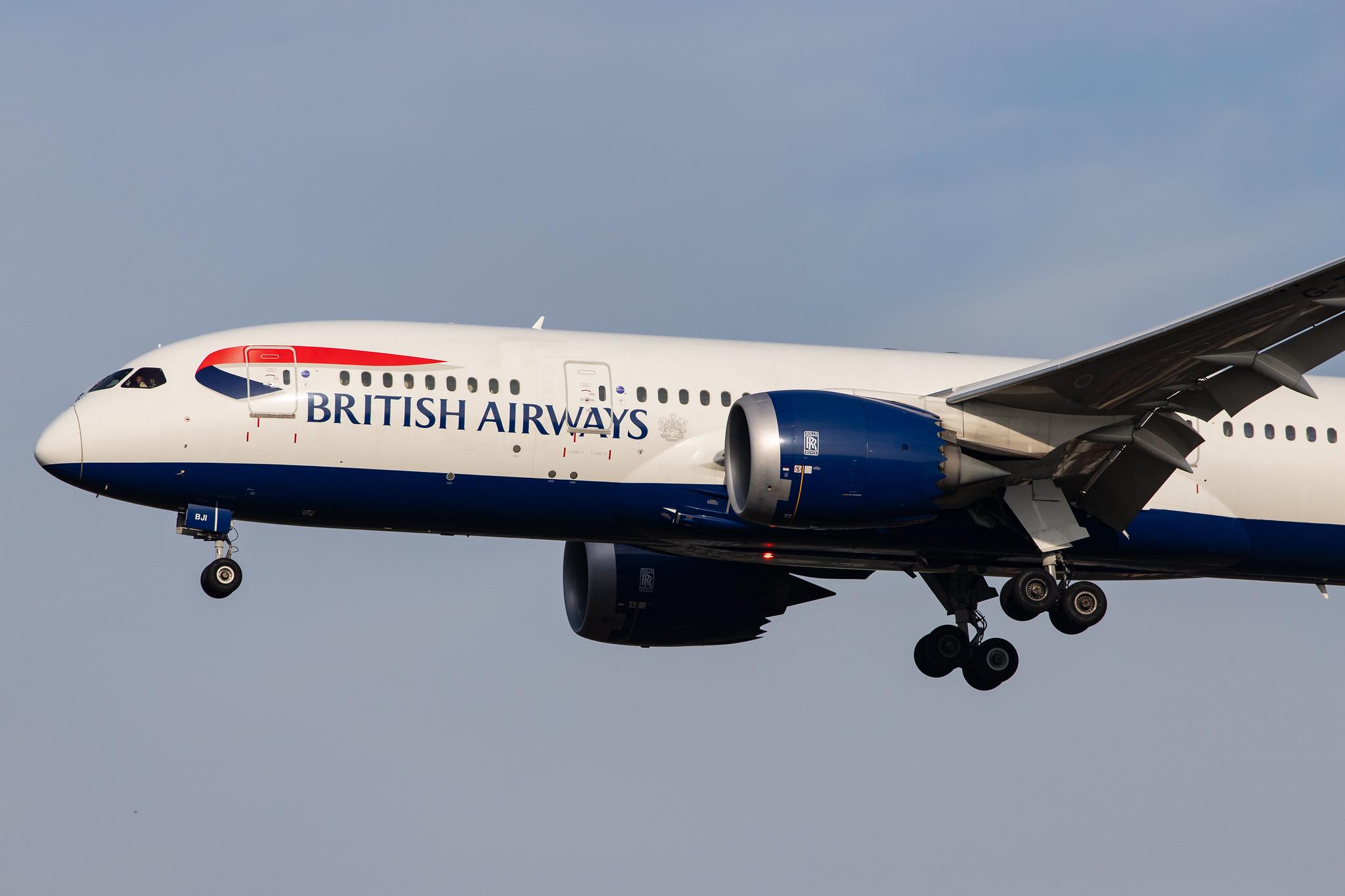 London Heathrow Airport: British Airways (BA / BAW) |  Boeing 787-8 Dreamliner B788 | G-ZBJI | MSN 60626