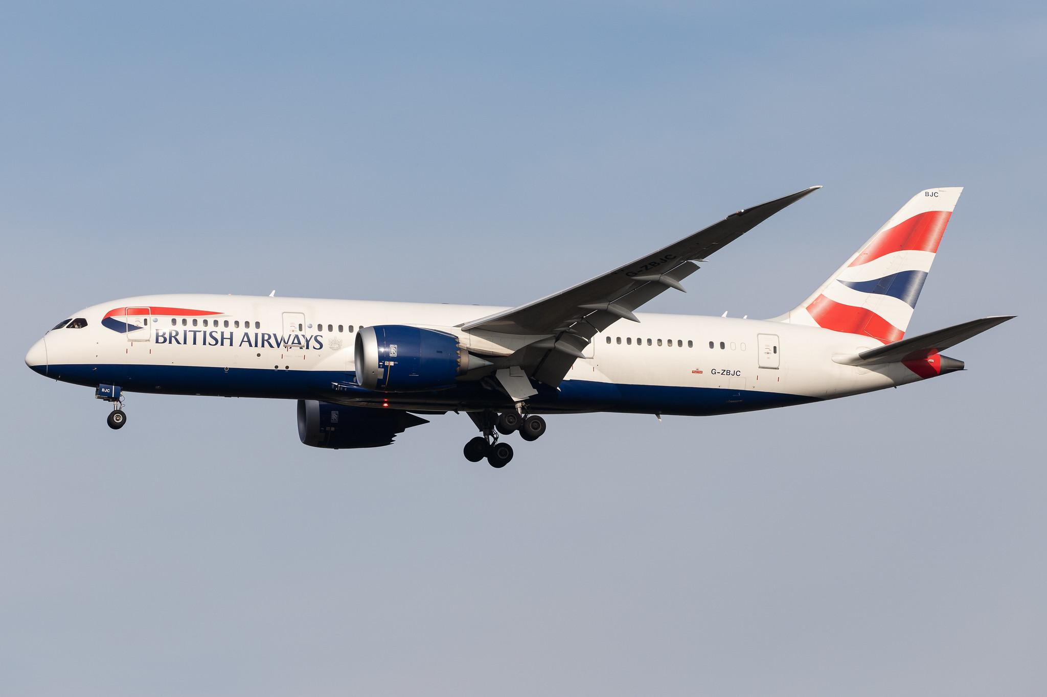 London Heathrow Airport: British Airways (BA / BAW) |  Boeing 787-8 Dreamliner B788 | G-ZBJC | MSN 38611