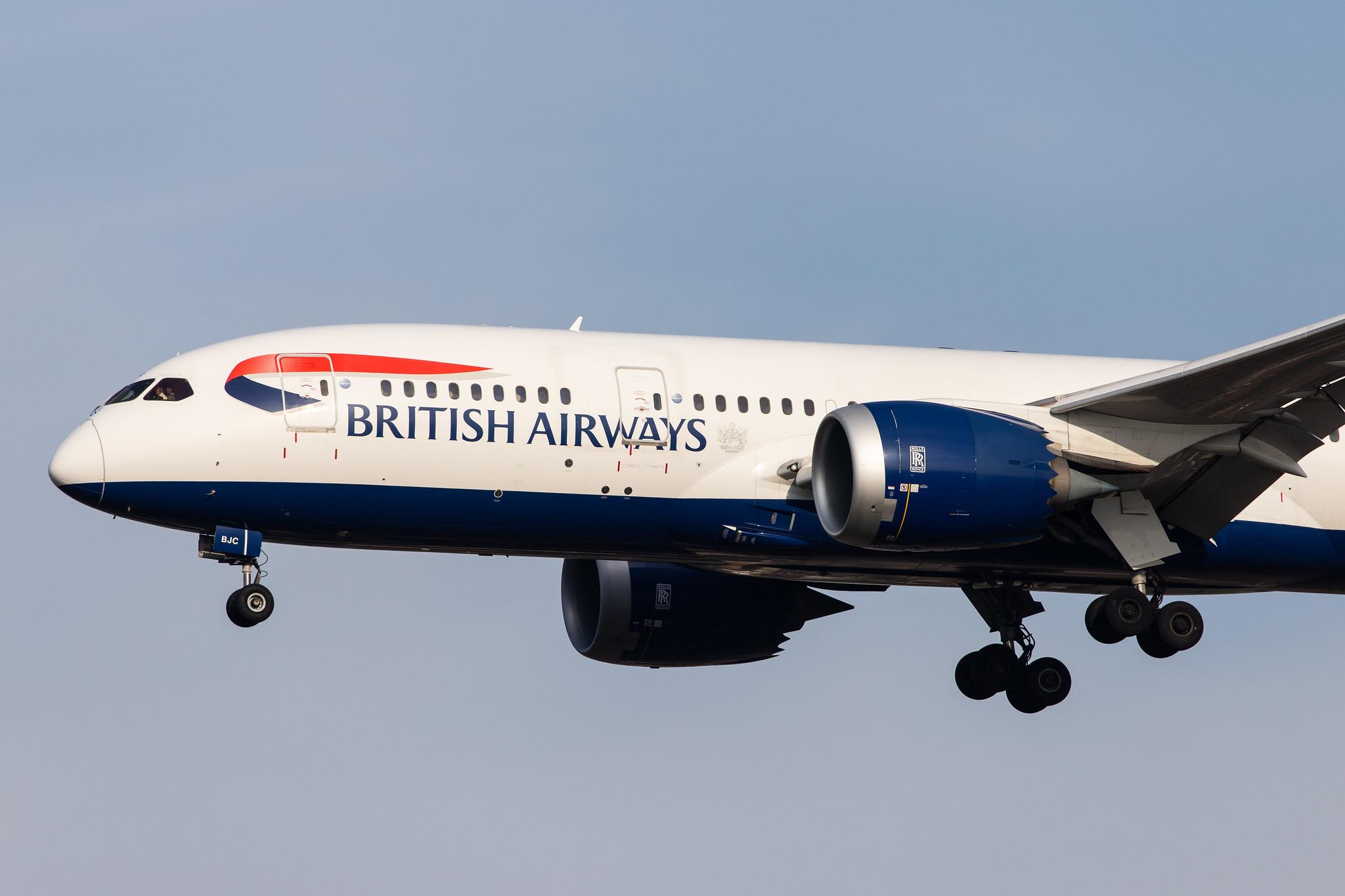 London Heathrow Airport: British Airways (BA / BAW) |  Boeing 787-8 Dreamliner B788 | G-ZBJC | MSN 38611
