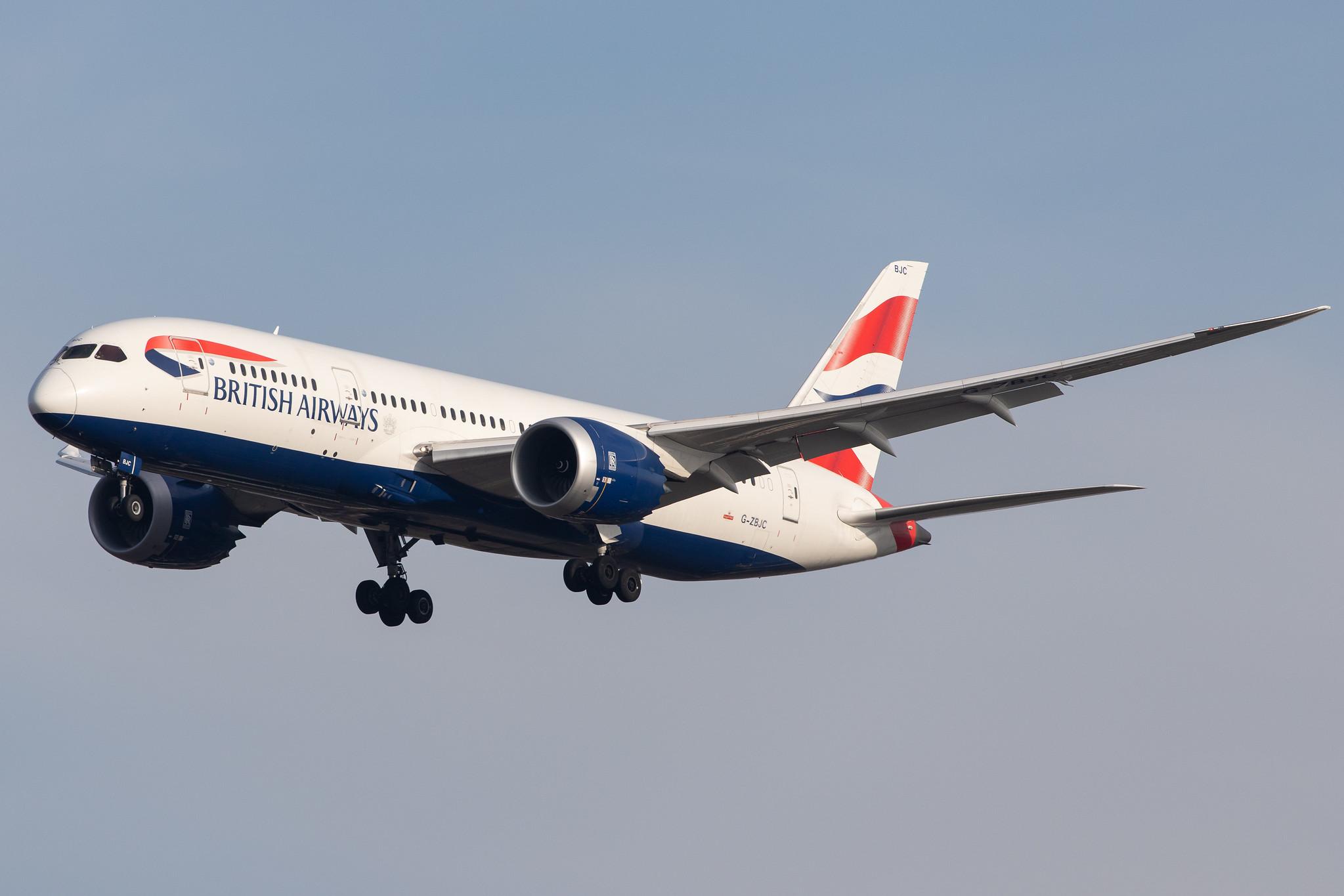London Heathrow Airport: British Airways (BA / BAW) |  Boeing 787-8 Dreamliner B788 | G-ZBJC | MSN 38611