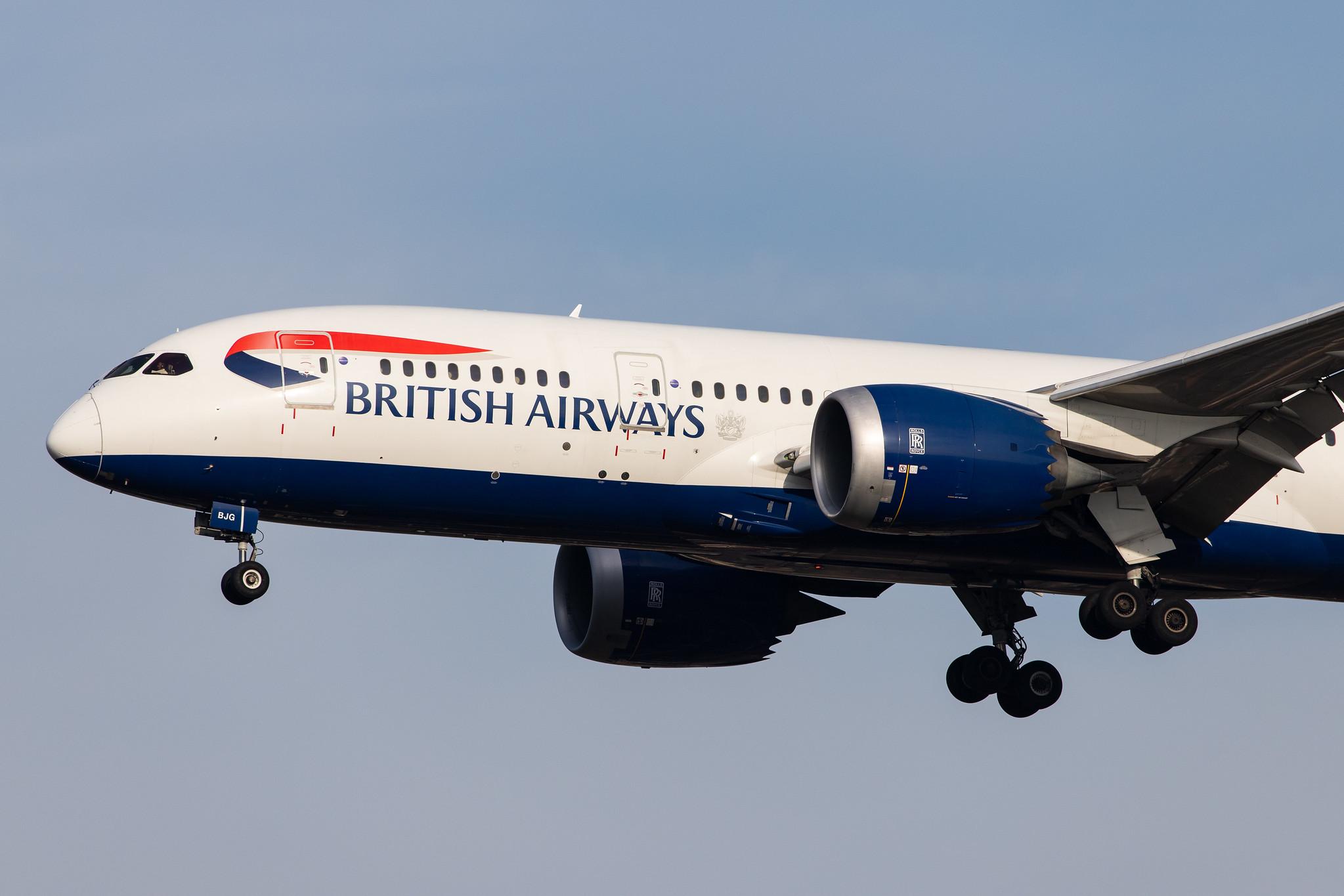 London Heathrow Airport: British Airways (BA / BAW) |  Boeing 787-8 Dreamliner B788 | G-ZBJG | MSN 38614