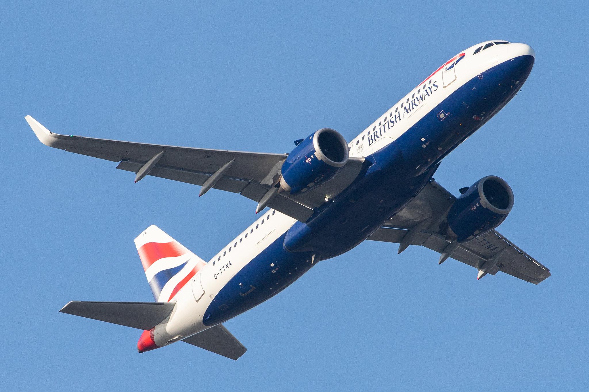 London Heathrow Airport: British Airways (BA / BAW) |  Airbus A320-251N A20N | G-TTNA | MSN 8108