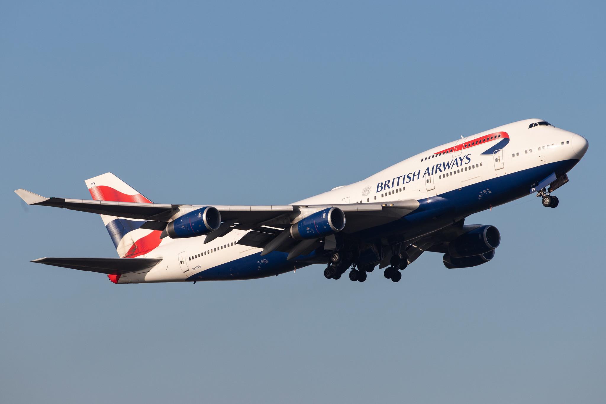London Heathrow Airport: British Airways (BA / BAW) |  Boeing 747-436 B744 | G-CIVW | MSN 25822