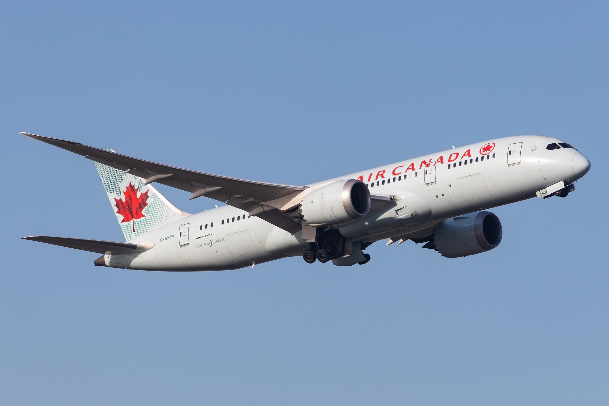 London Heathrow Airport: Air Canada (AC / ACA) |  Boeing 787-8 Dreamliner B788 | C-GHPV | MSN 35260
