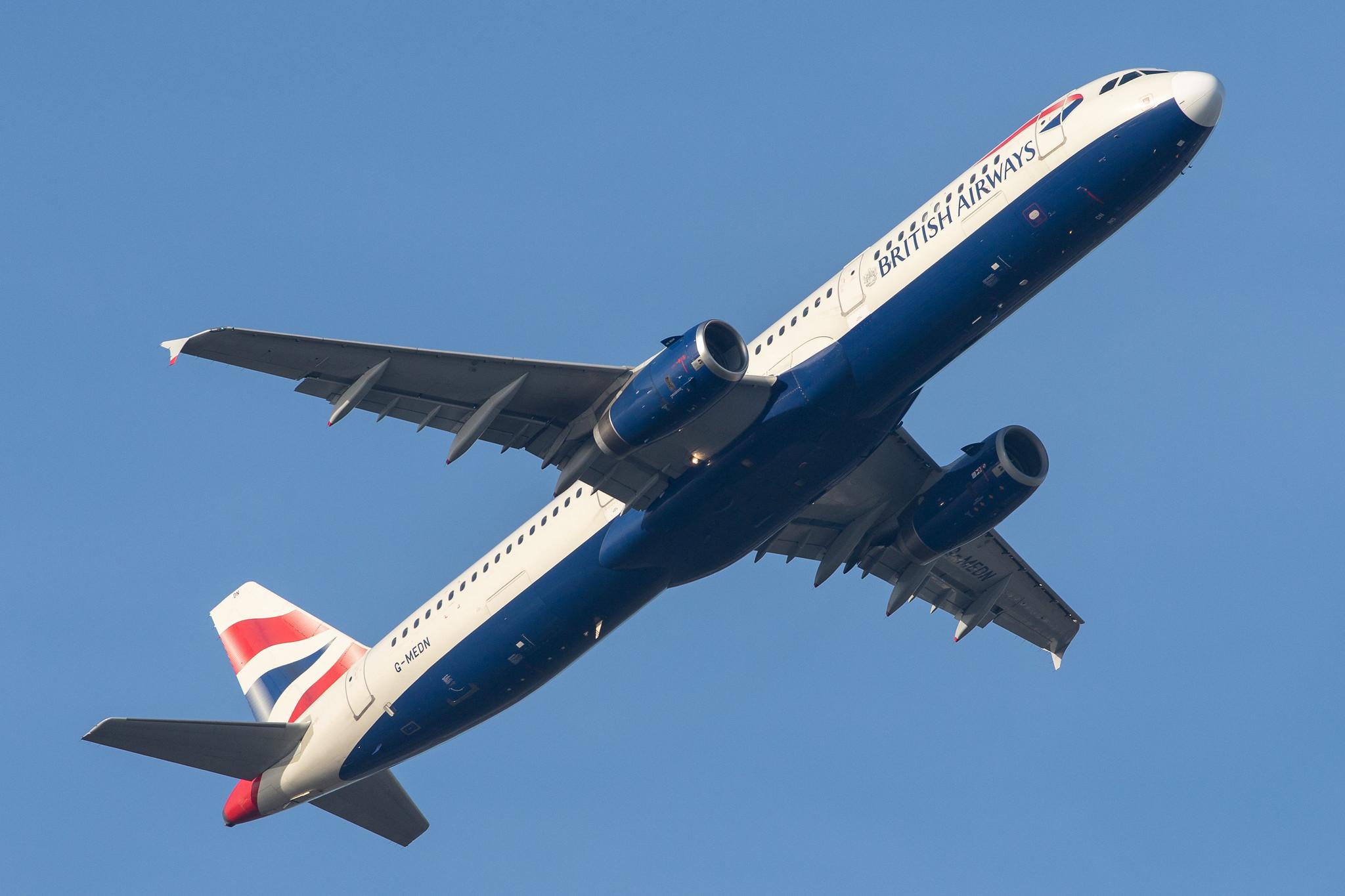 London Heathrow Airport: British Airways (BA / BAW) |  Airbus A321-231 A321 | G-MEDN | MSN 3512