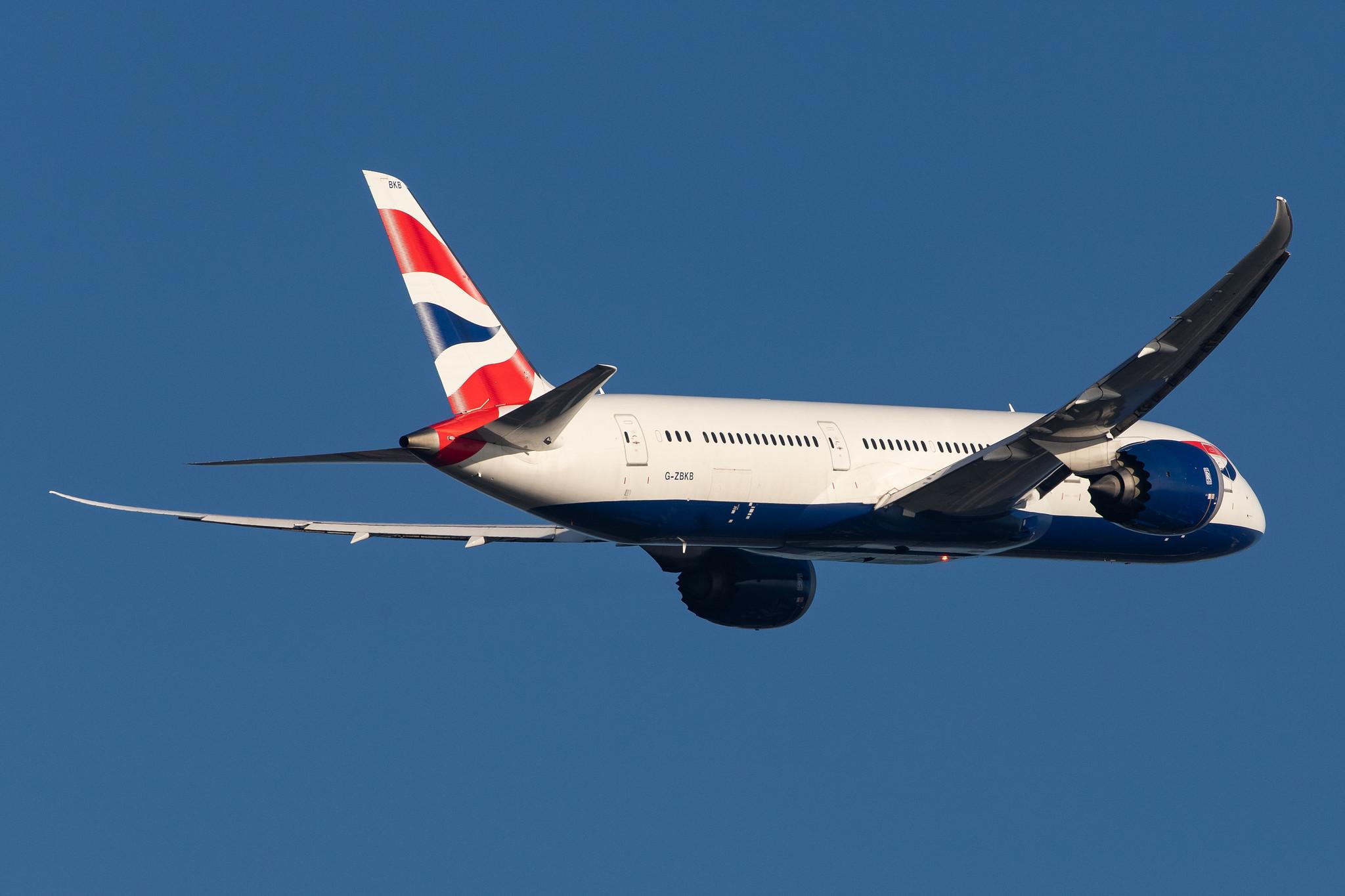 London Heathrow Airport: British Airways (BA / BAW) |  Boeing 787-9 Dreamliner B789 | G-ZBKB | MSN 38617