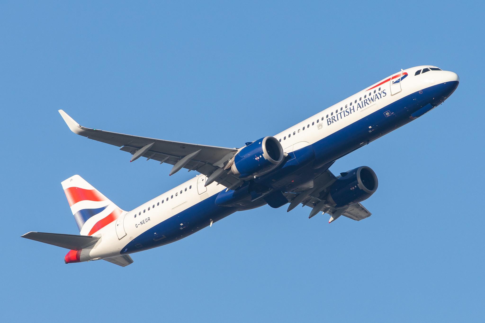 London Heathrow Airport: British Airways (BA / BAW) |  Airbus A321-251NX A21N | G-NEOR | MSN 8526