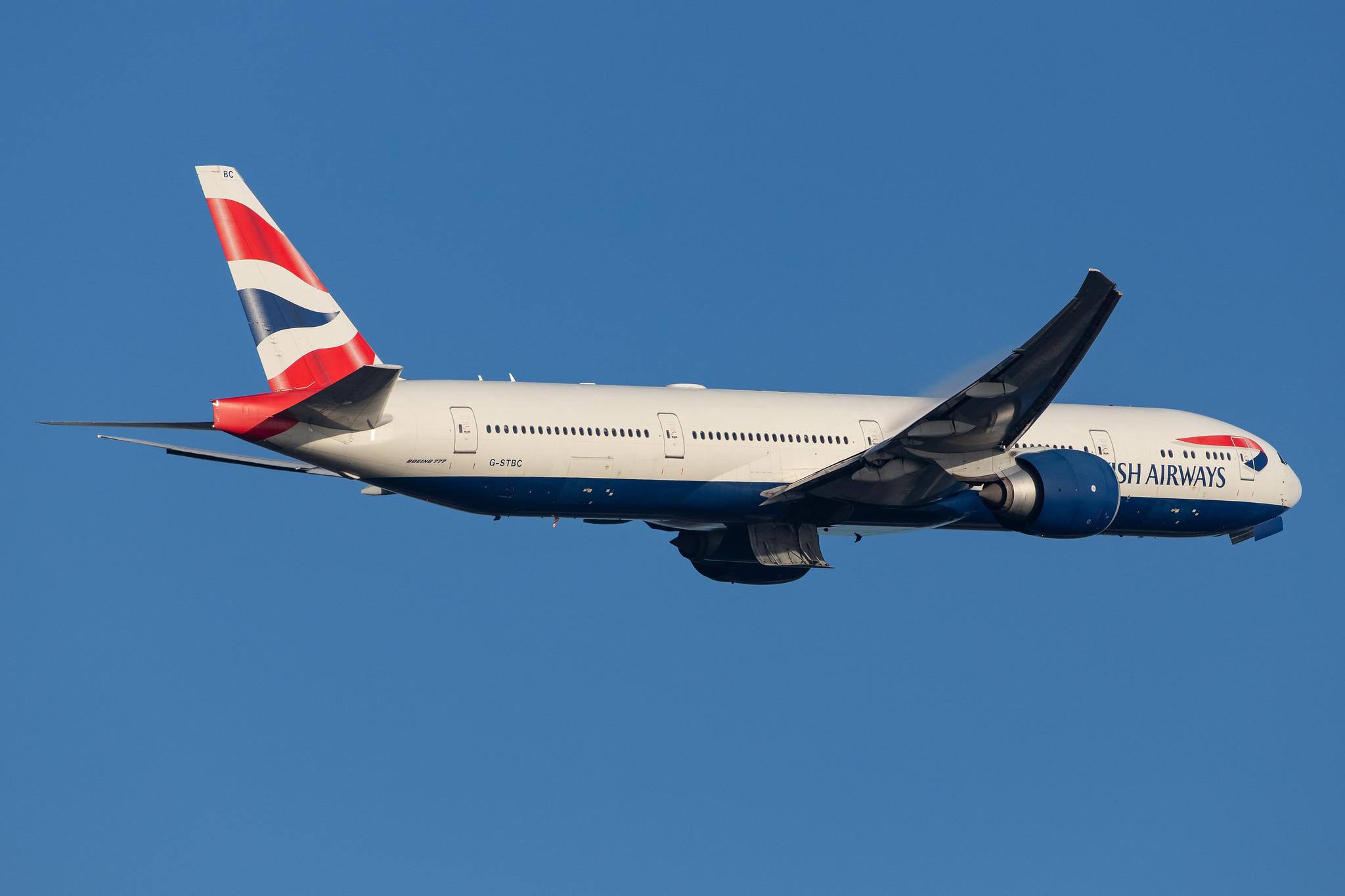 London Heathrow Airport: British Airways (BA / BAW) |  Boeing 777-36N(ER) B77W | G-STBC | MSN 38287