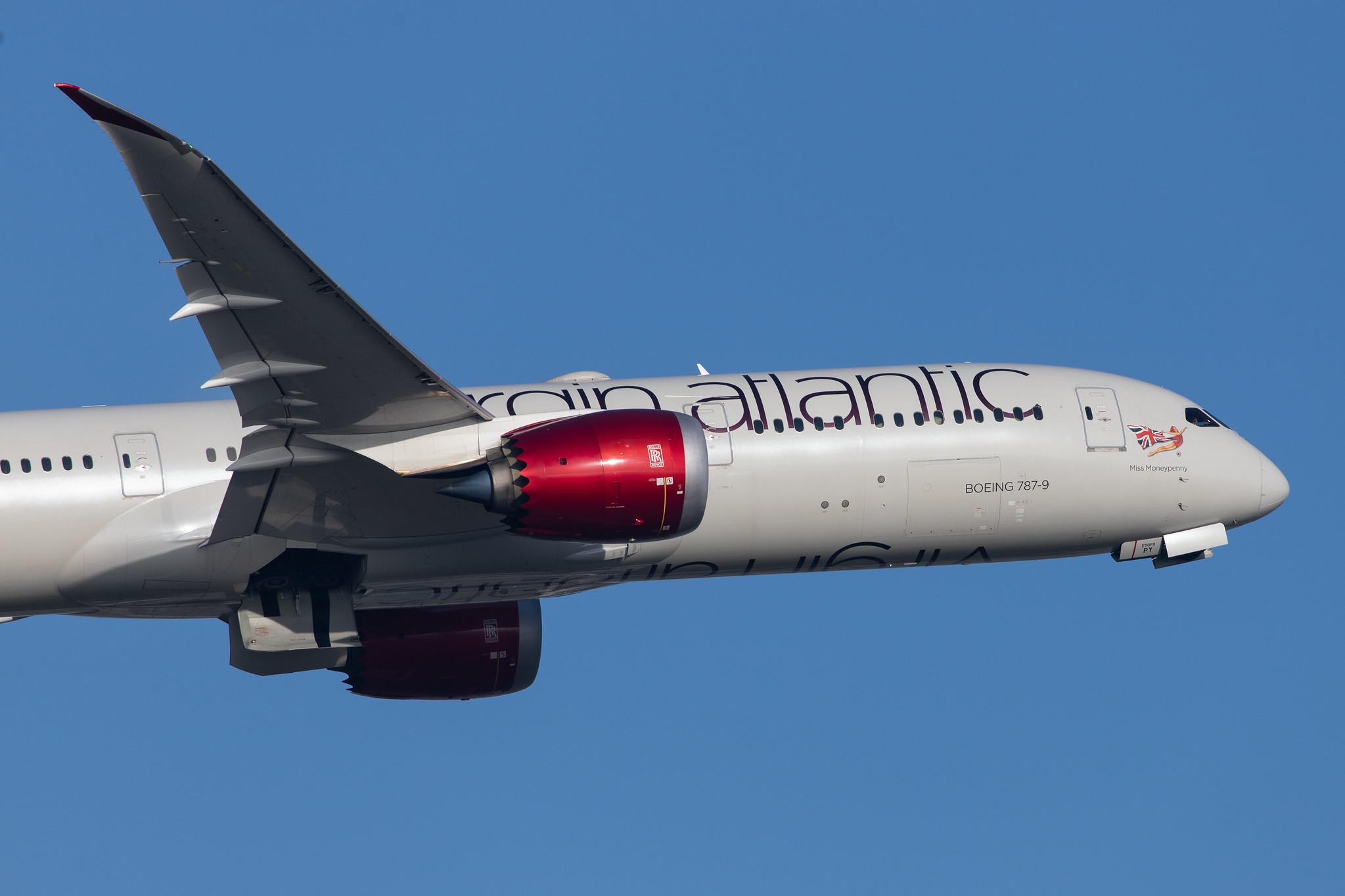 London Heathrow Airport: Virgin Atlantic (VS / VIR) |  Boeing 787-9 Dreamliner B789 | G-VSPY | MSN 37973