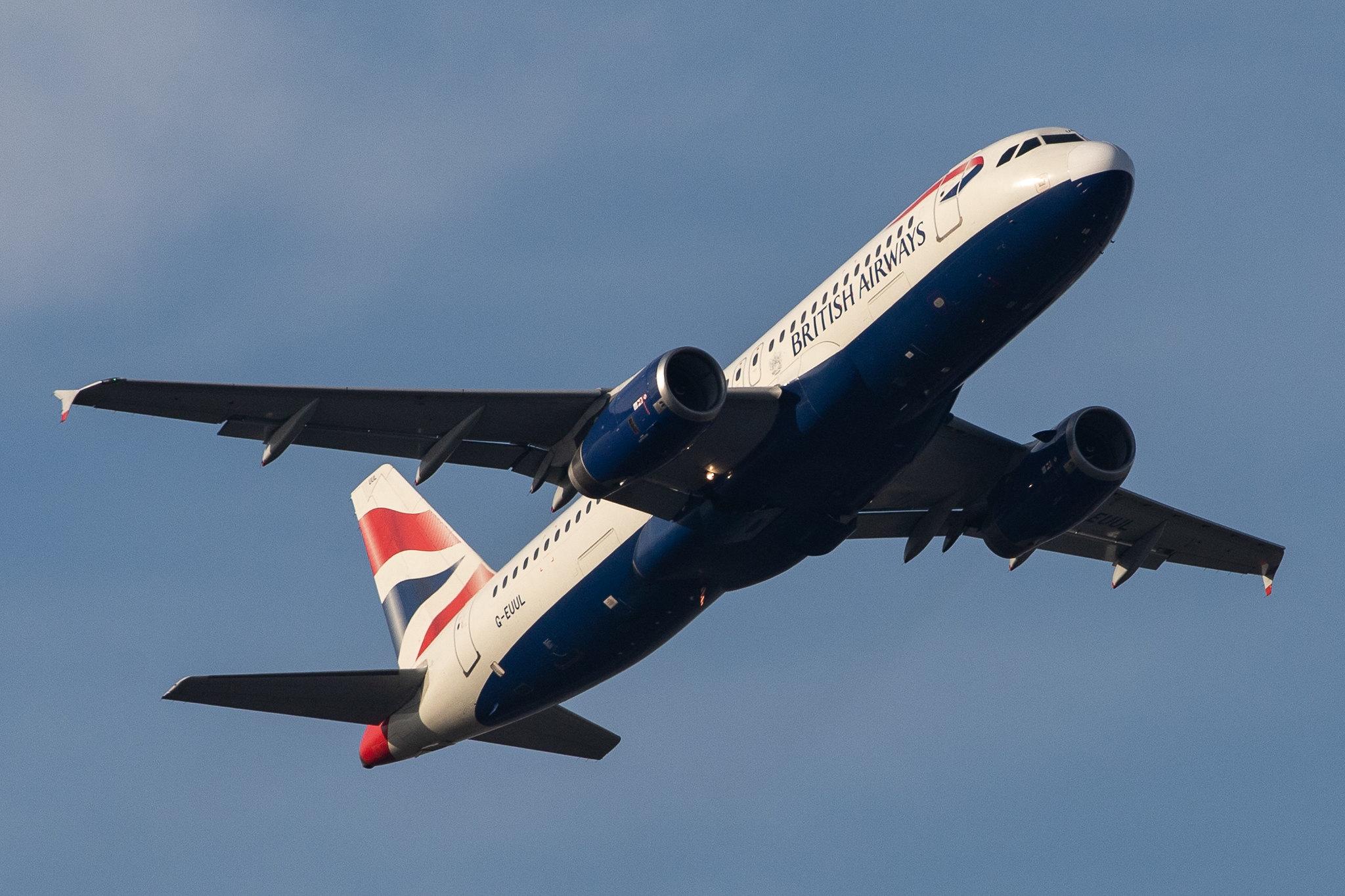 London Heathrow Airport: British Airways (BA / BAW) |  Airbus A320-232 A320 | G-EUUL | MSN 1708