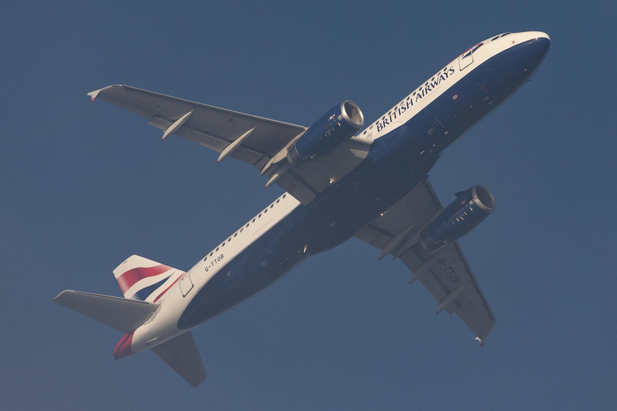 London Heathrow Airport: British Airways (BA / BAW) |  Airbus A320-232 A320 | G-TTOB | MSN 1687