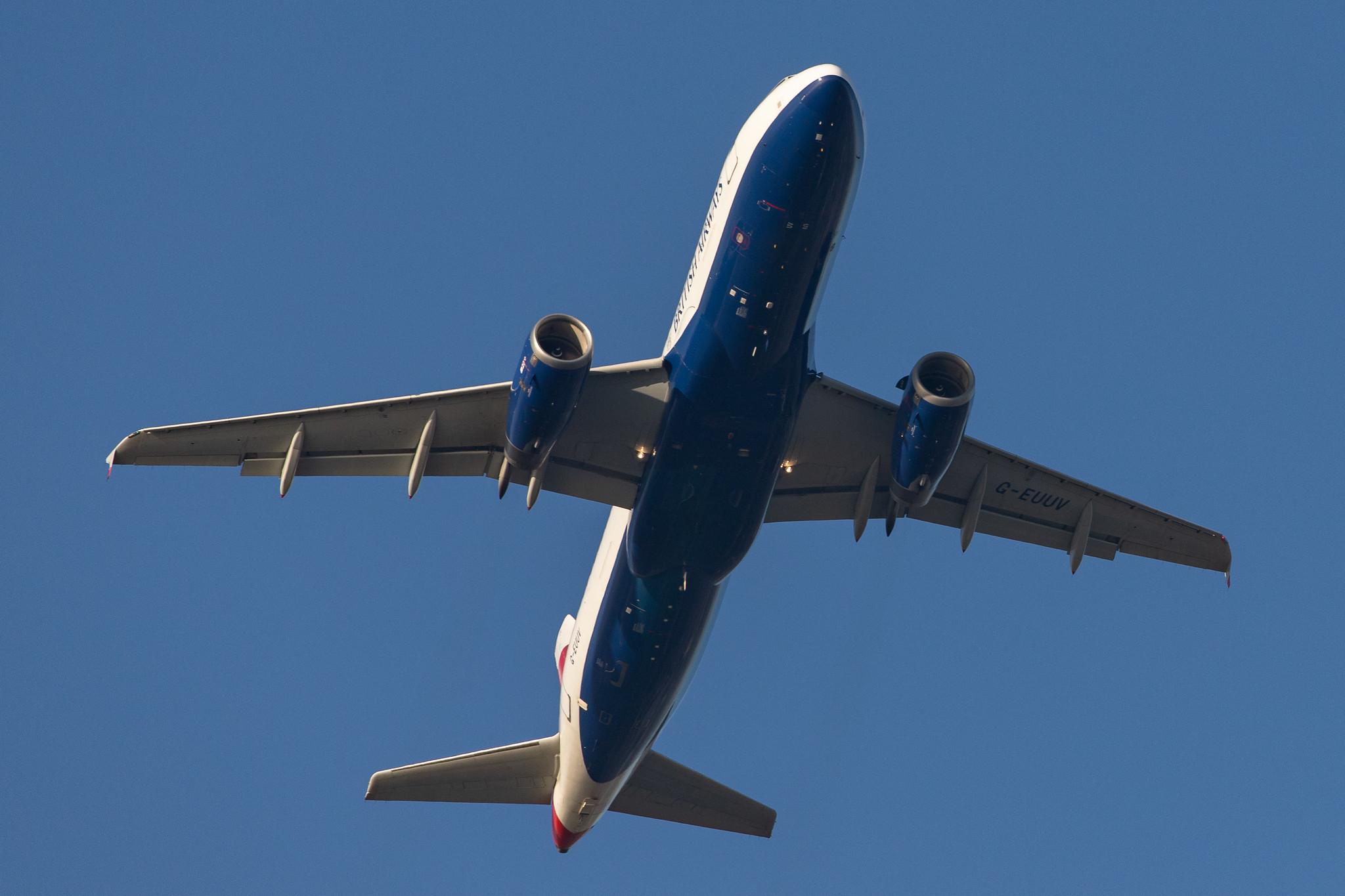 London Heathrow Airport: British Airways (BA / BAW) |  Airbus A320-232 A320 | G-EUUV | MSN 3468