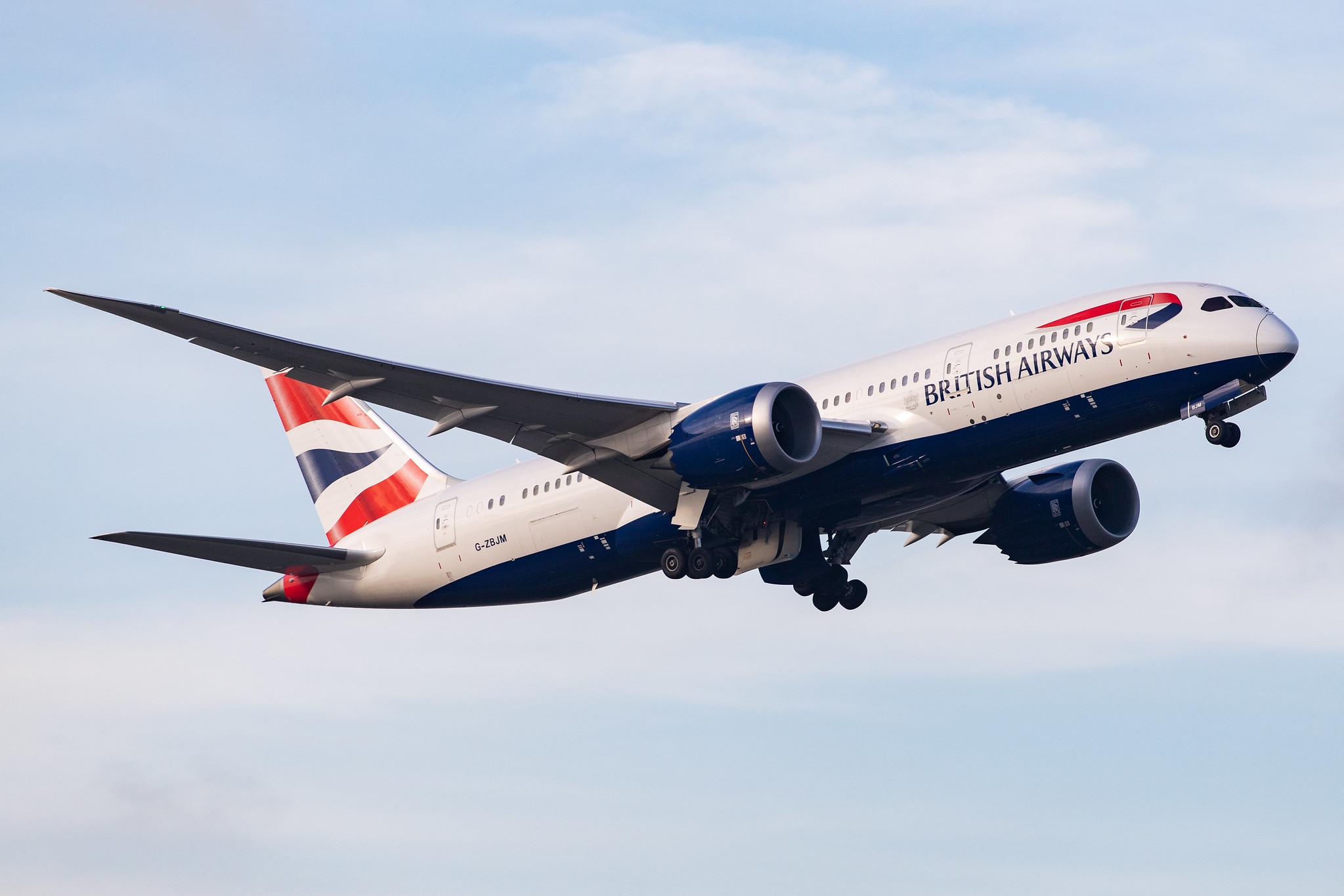 London Heathrow Airport: British Airways (BA / BAW) |  Boeing 787-8 Dreamliner B788 | G-ZBJM | MSN 60631