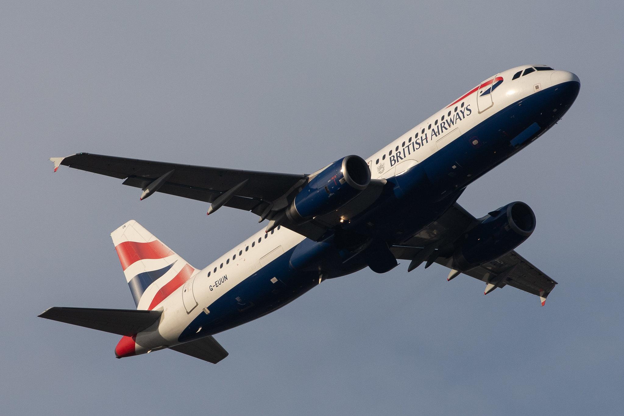 London Heathrow Airport: British Airways (BA / BAW) |  Airbus A320-232 A320 | G-EUUN | MSN 1910