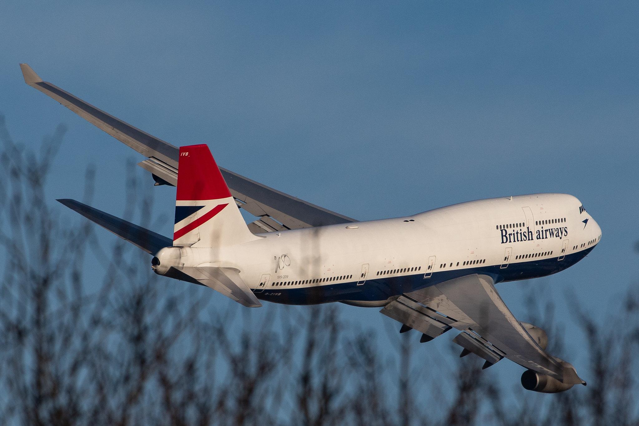 London Heathrow Airport: British Airways (BA / BAW) |  Livery: Negus Retro Livery |  Boeing 747-436 B744 | G-CIVB | MSN 25811