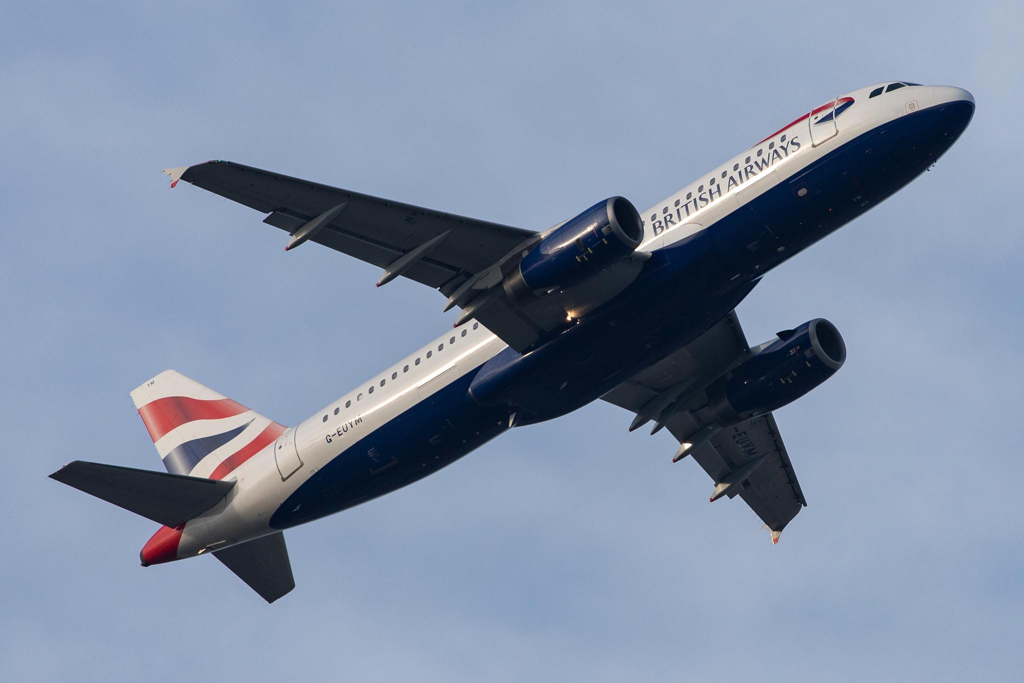 London Heathrow Airport: British Airways (BA / BAW) |  Airbus A320-232 A320 | G-EUYM | MSN 4791