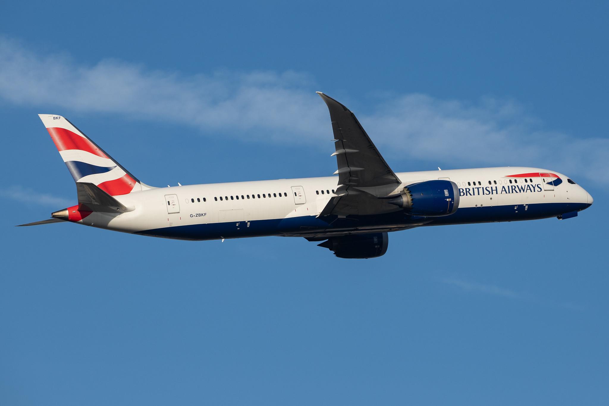 London Heathrow Airport: British Airways (BA / BAW) |  Boeing 787-9 Dreamliner B789 | G-ZBKF | MSN 38622