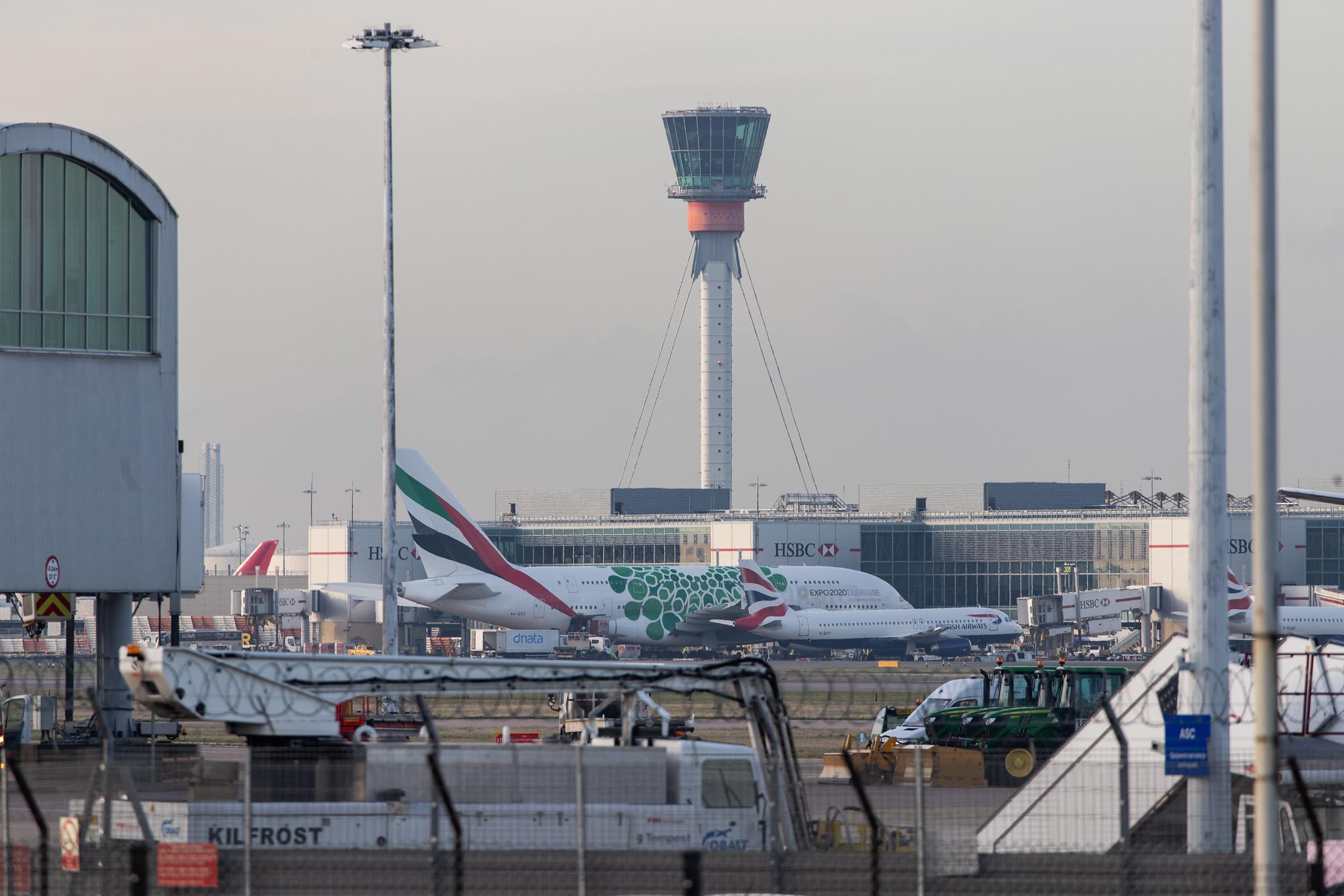 London Heathrow Airport: Emirates (EK / UAE) |  Livery: Expo 2020 - Sustainability Livery |  Airbus A380-861 A388 | A6-EEZ | MSN 158