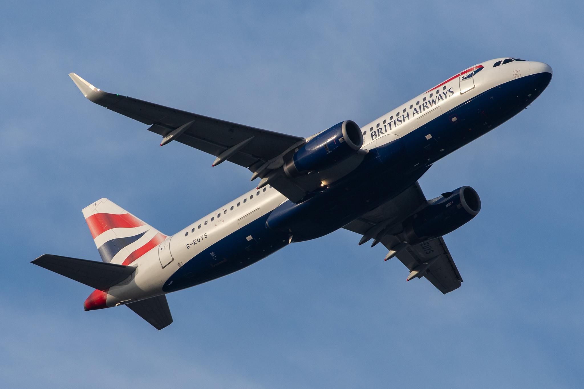 London Heathrow Airport: British Airways (BA / BAW) |  Airbus A320-232 A320 | G-EUYS | MSN 5948