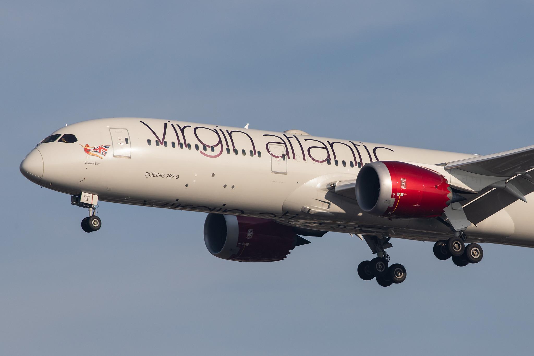London Heathrow Airport: Virgin Atlantic (VS / VIR) |  Boeing 787-9 Dreamliner B789 | G-VBZZ | MSN 37976