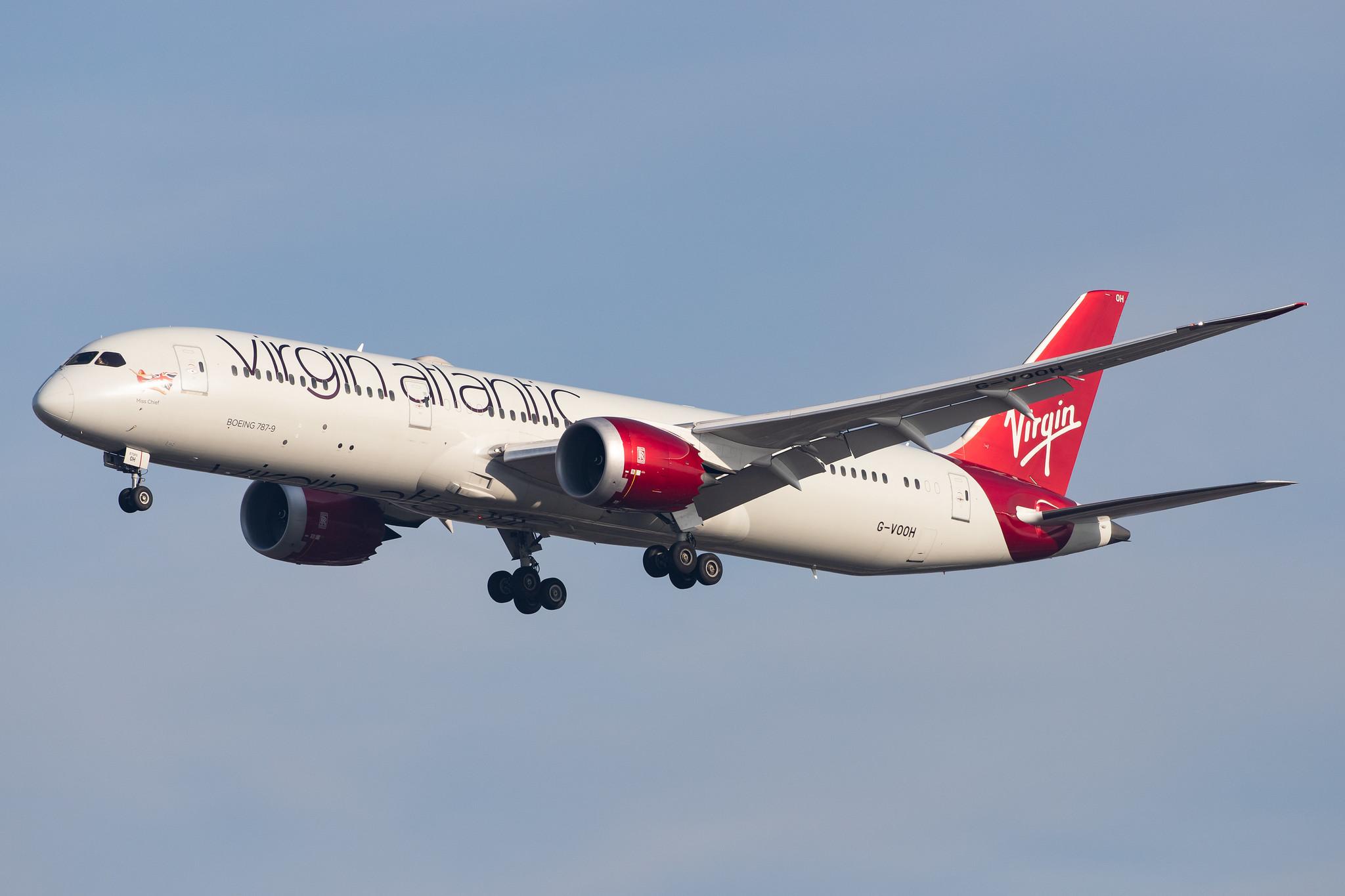 London Heathrow Airport: Virgin Atlantic (VS / VIR) |  Boeing 787-9 Dreamliner B789 | G-VOOH | MSN 37968