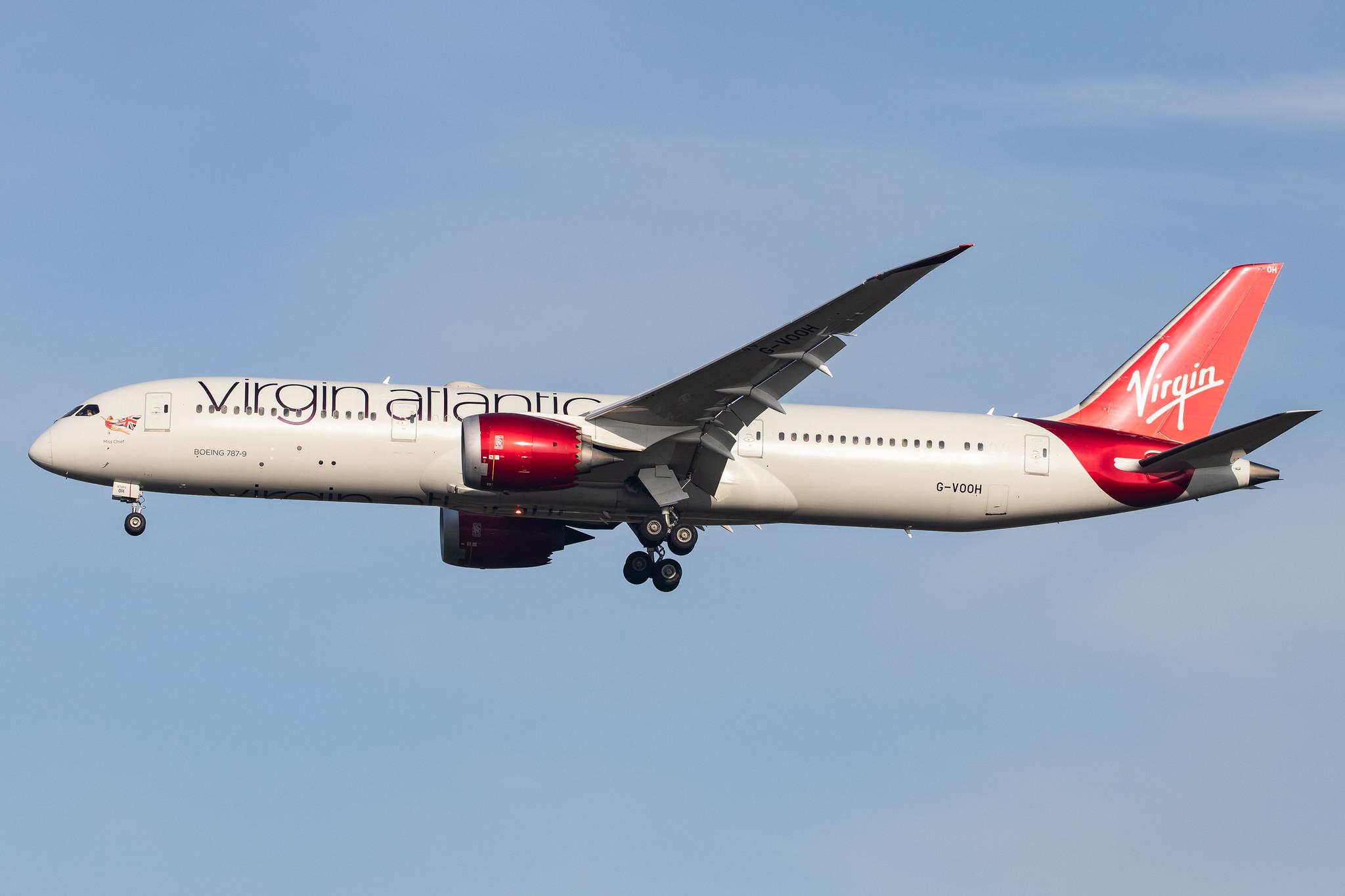 London Heathrow Airport: Virgin Atlantic (VS / VIR) |  Boeing 787-9 Dreamliner B789 | G-VOOH | MSN 37968