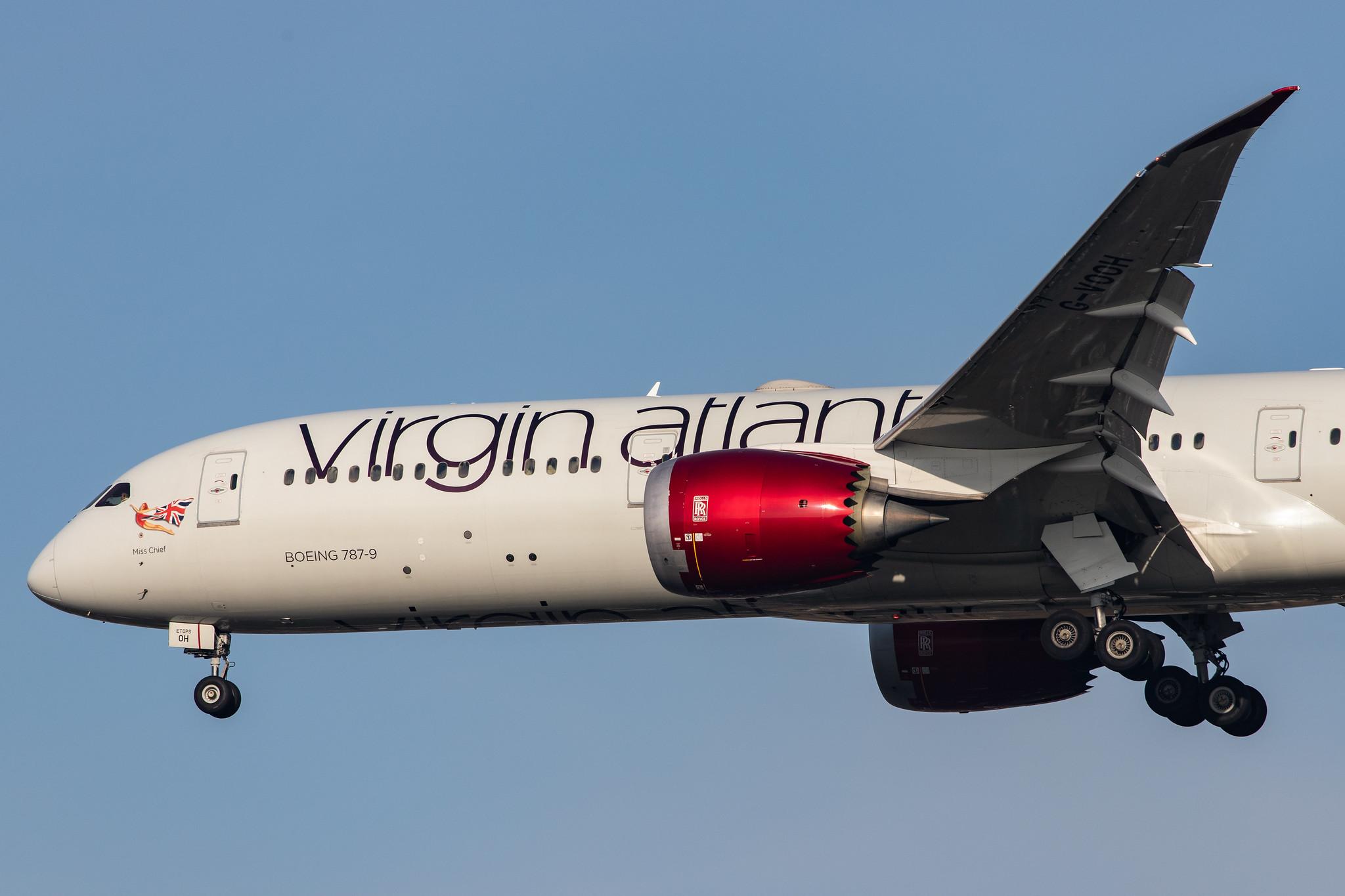 London Heathrow Airport: Virgin Atlantic (VS / VIR) |  Boeing 787-9 Dreamliner B789 | G-VOOH | MSN 37968