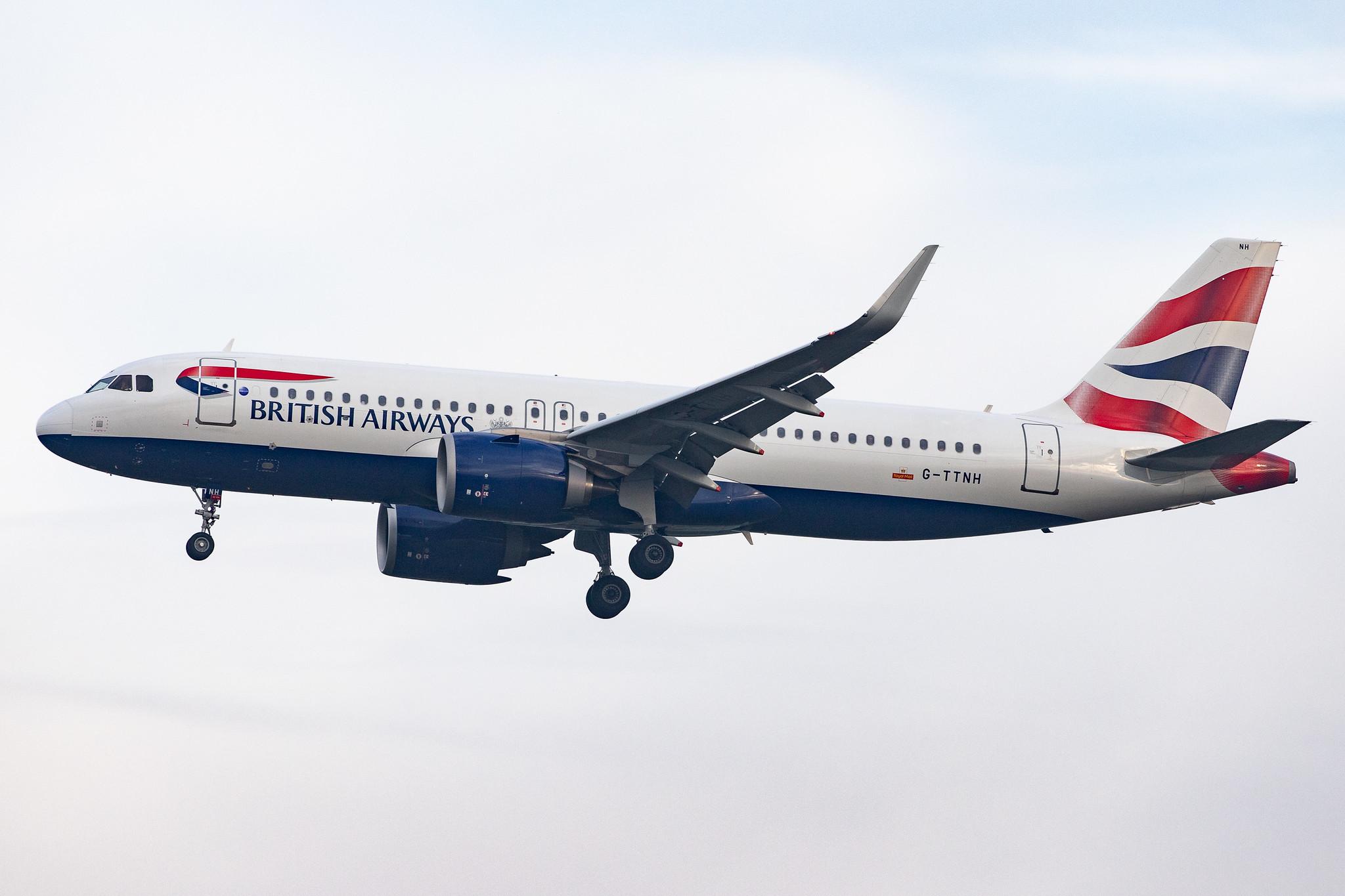 London Heathrow Airport: British Airways (BA / BAW) |  Airbus A320-251N A20N | G-TTNH | MSN 8489