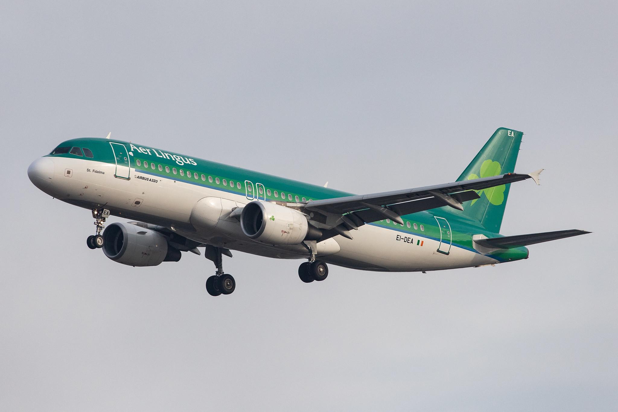 London Heathrow Airport: Aer Lingus (EI / EIN) |  Airbus A320-214 A320 | EI-DEA | MSN 2191